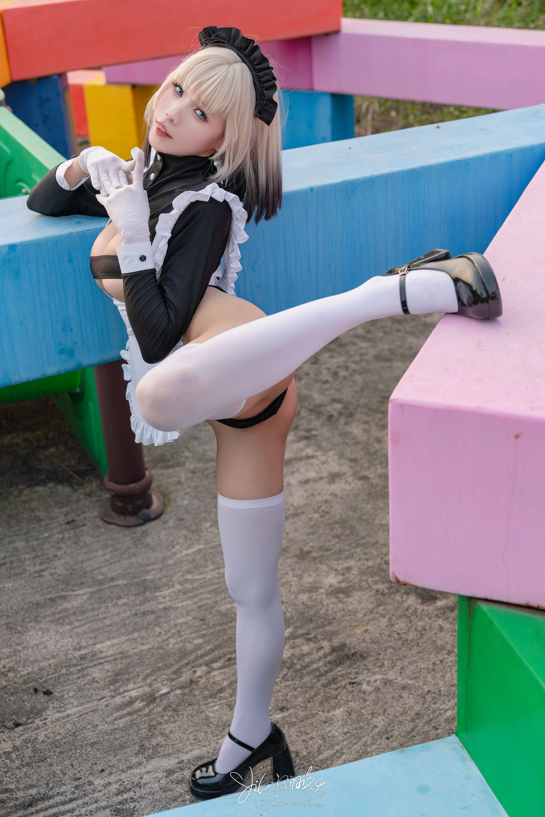 咬一口兔娘 - 战斗女仆/(76P)