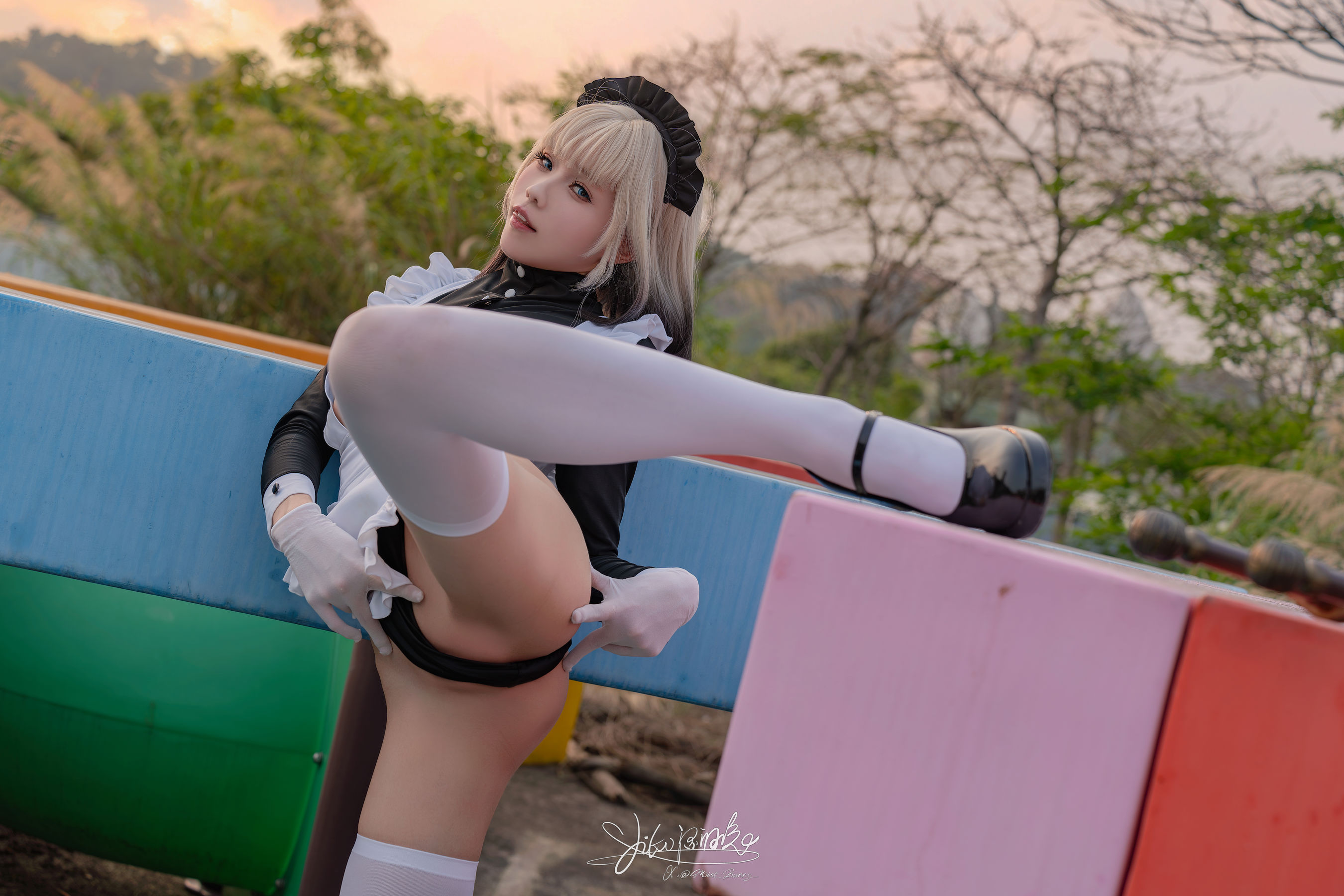 咬一口兔娘 - 战斗女仆/(76P)