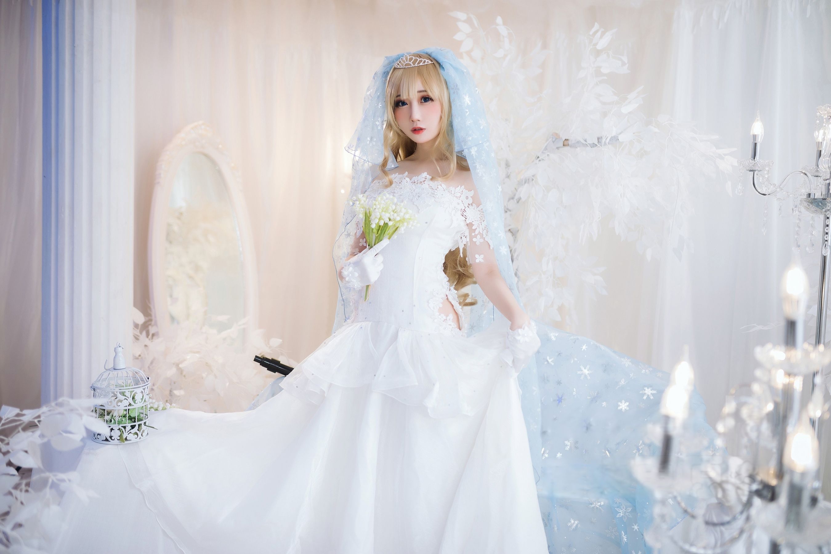 焖焖碳 - 少女前线 索米 婚纱/(42P)