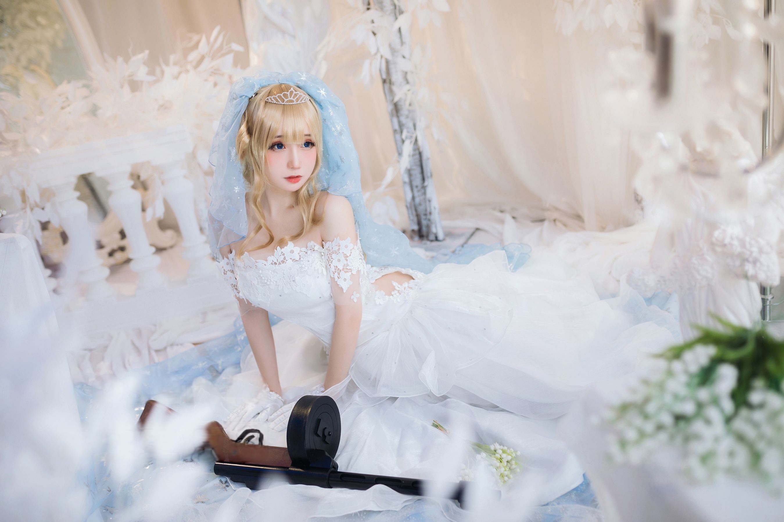 焖焖碳 - 少女前线 索米 婚纱/(42P)