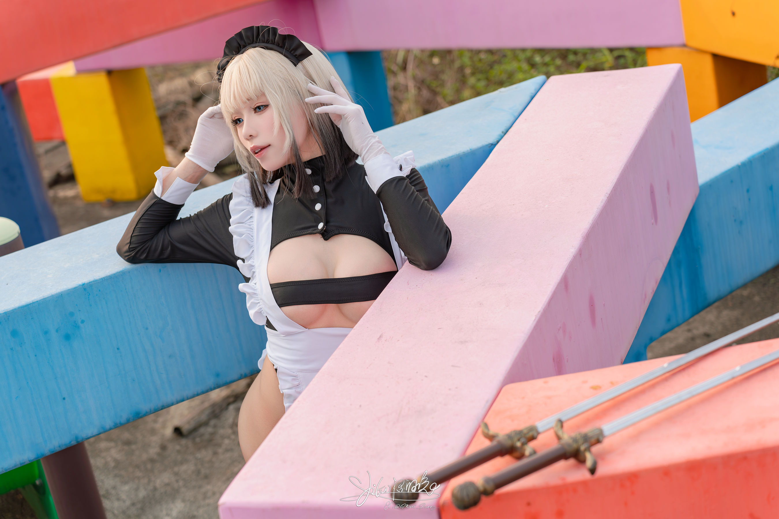 咬一口兔娘 - 战斗女仆/(76P)