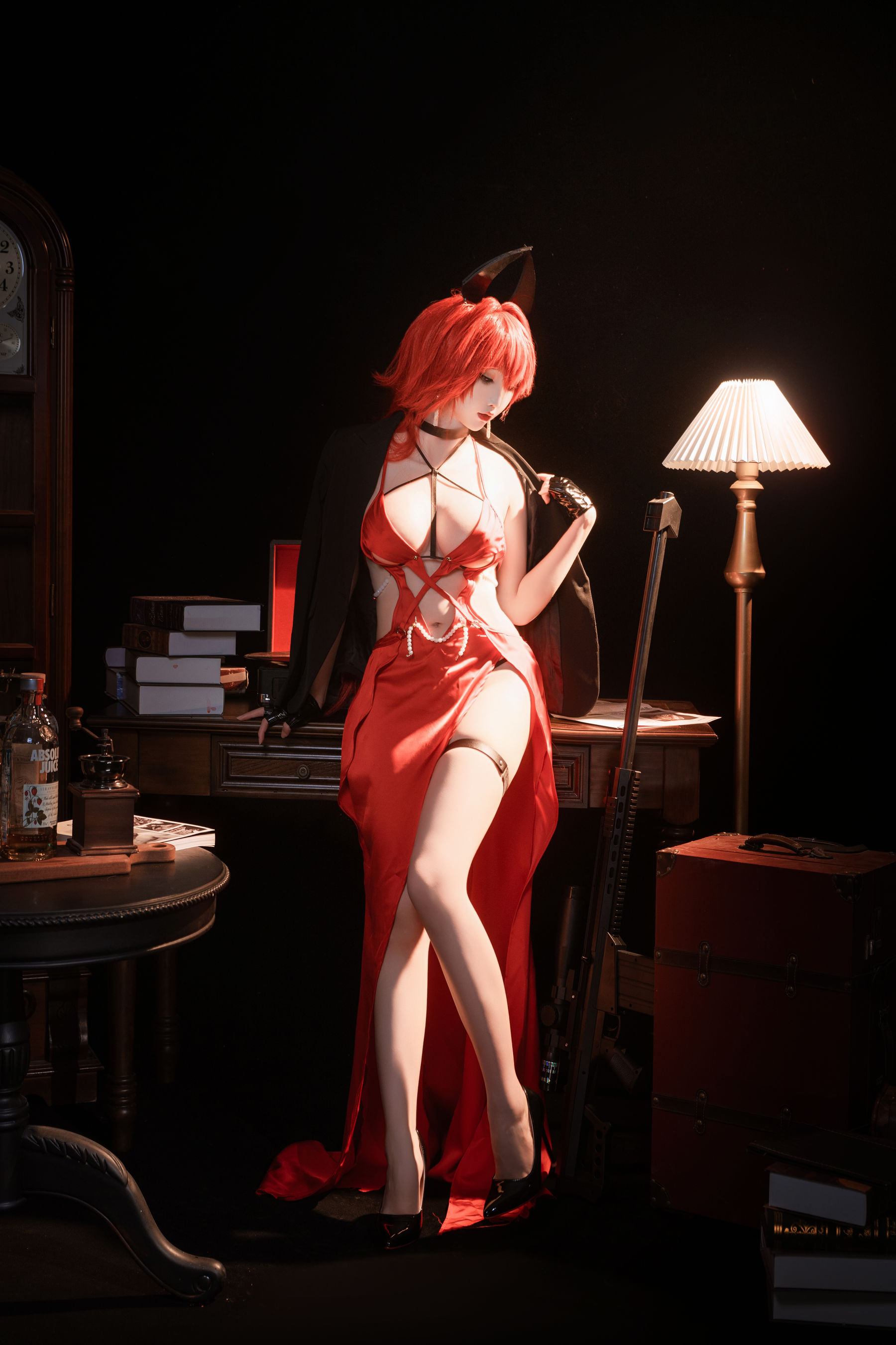 可爱人气Coser面饼仙儿 - Nikke 小红帽礼服/(24P)