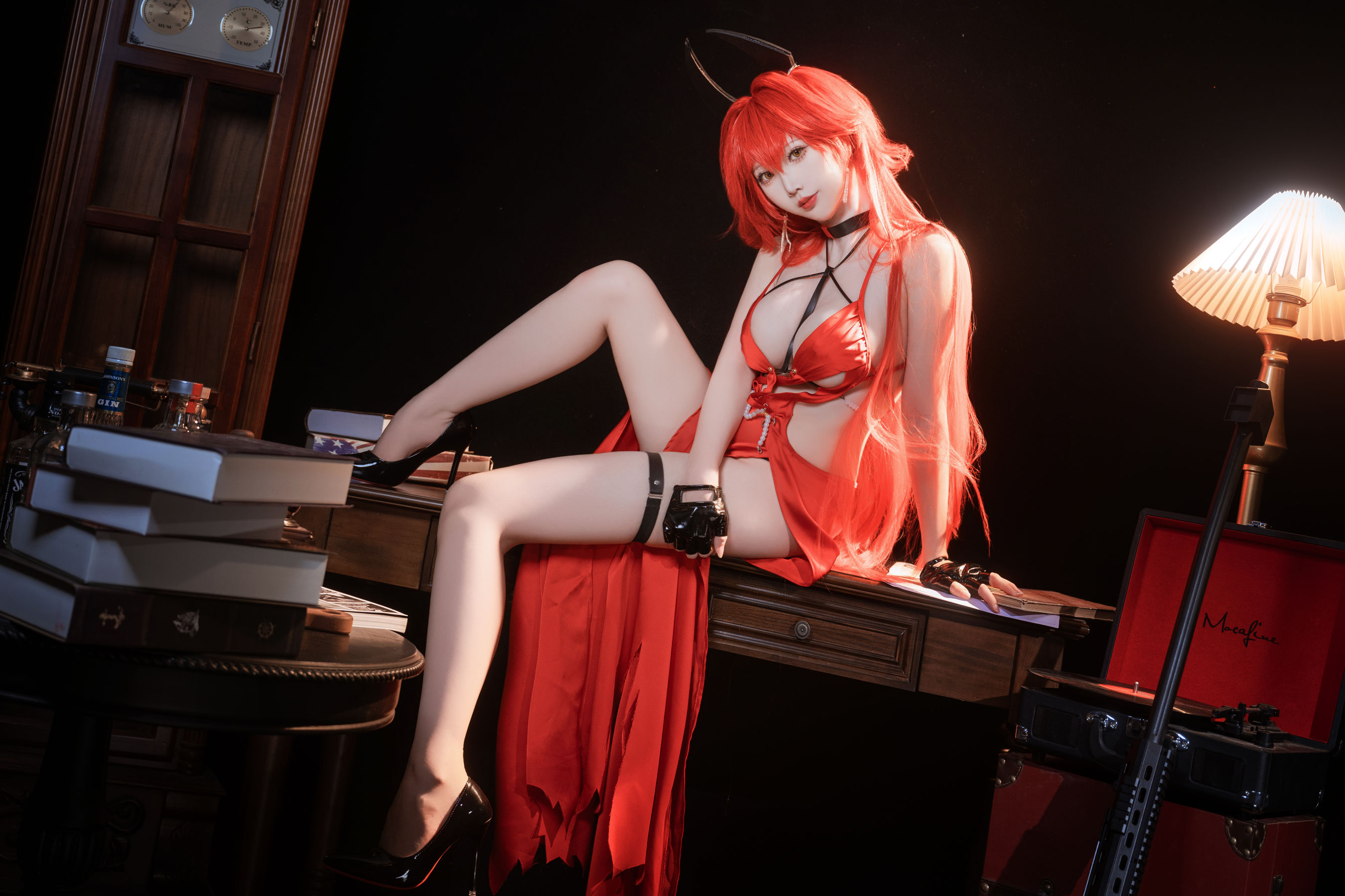 可爱人气Coser面饼仙儿 - Nikke 小红帽礼服/(24P)