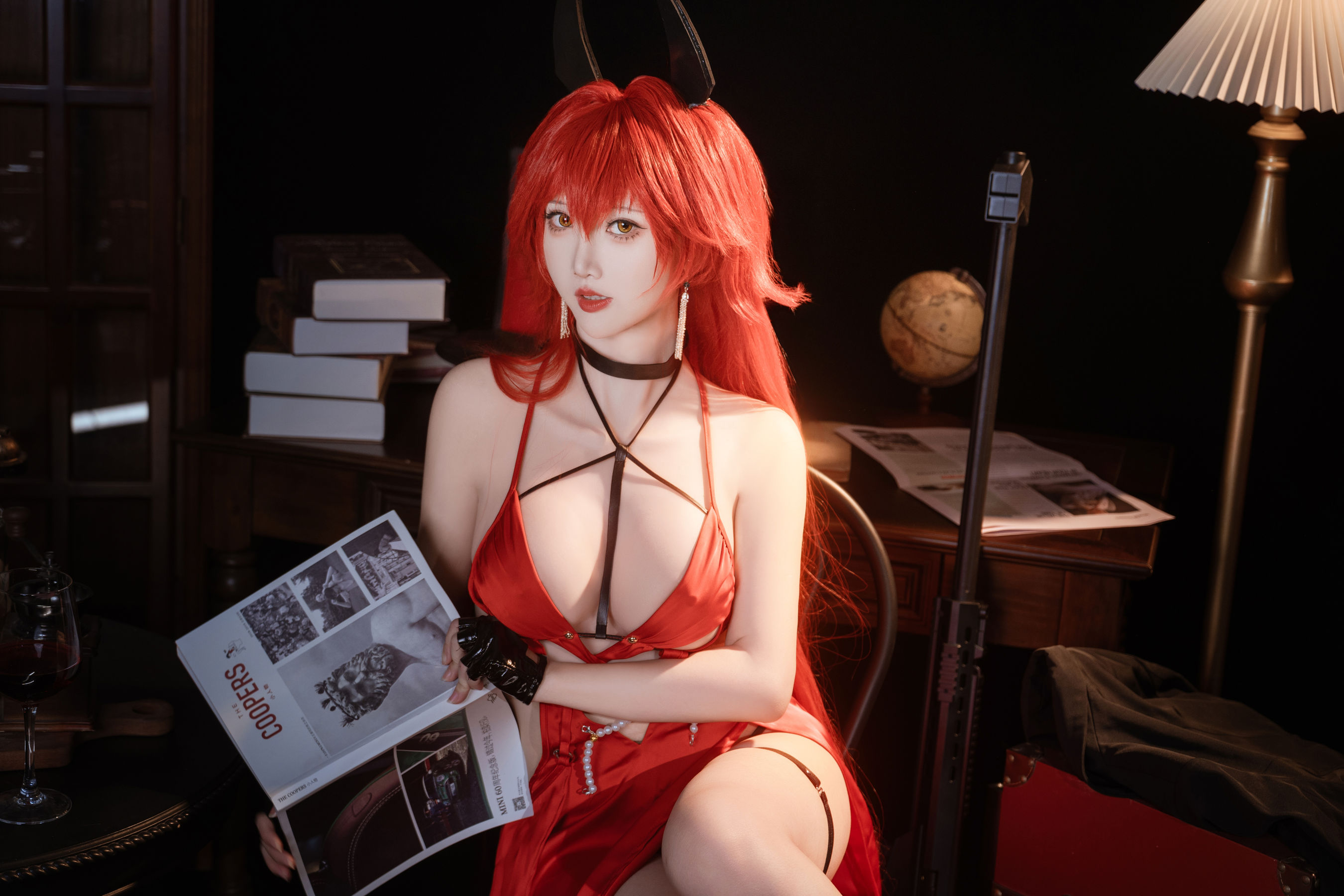 可爱人气Coser面饼仙儿 - Nikke 小红帽礼服/(24P)