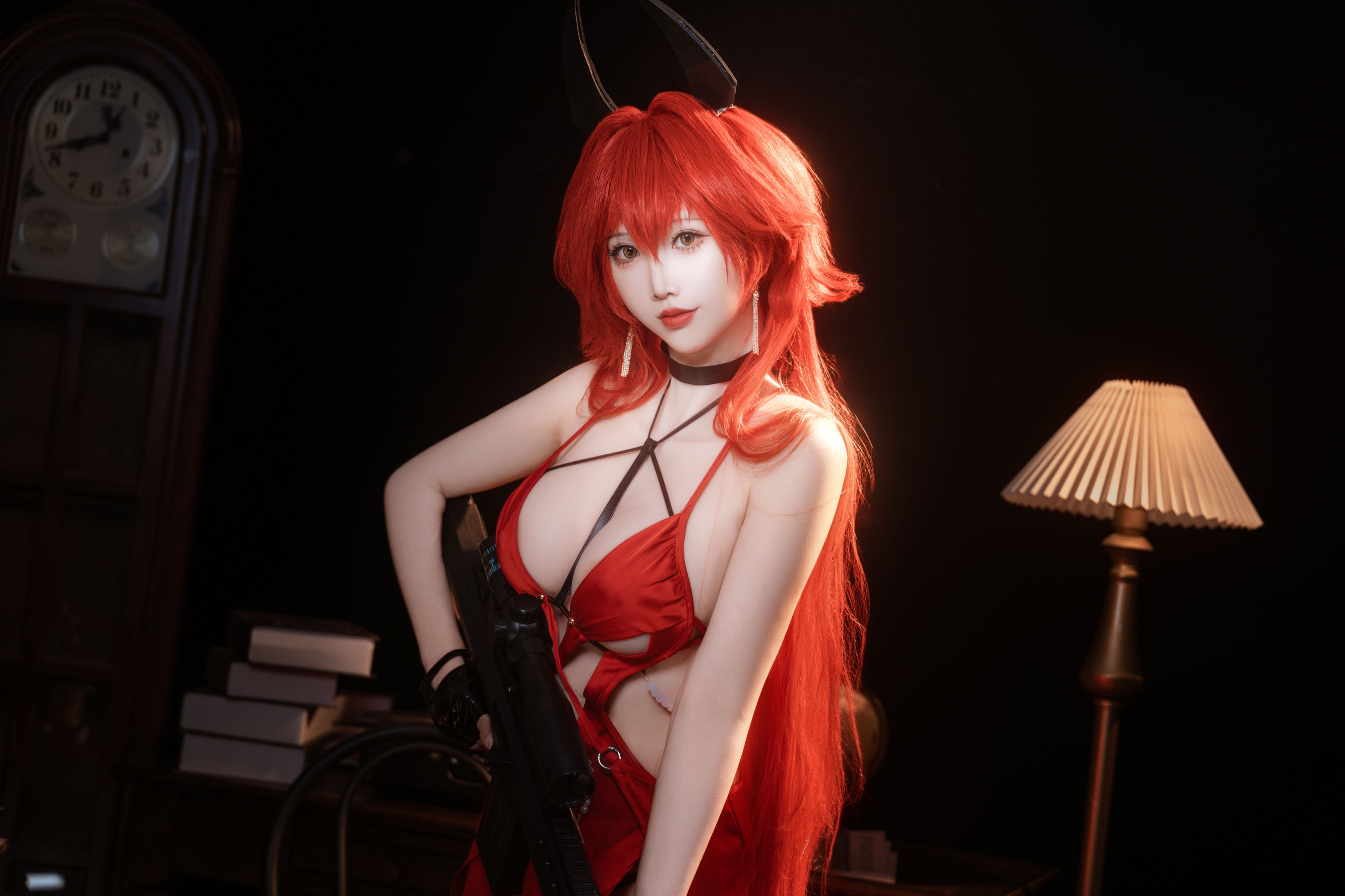 可爱人气Coser面饼仙儿 - Nikke 小红帽礼服/(24P)