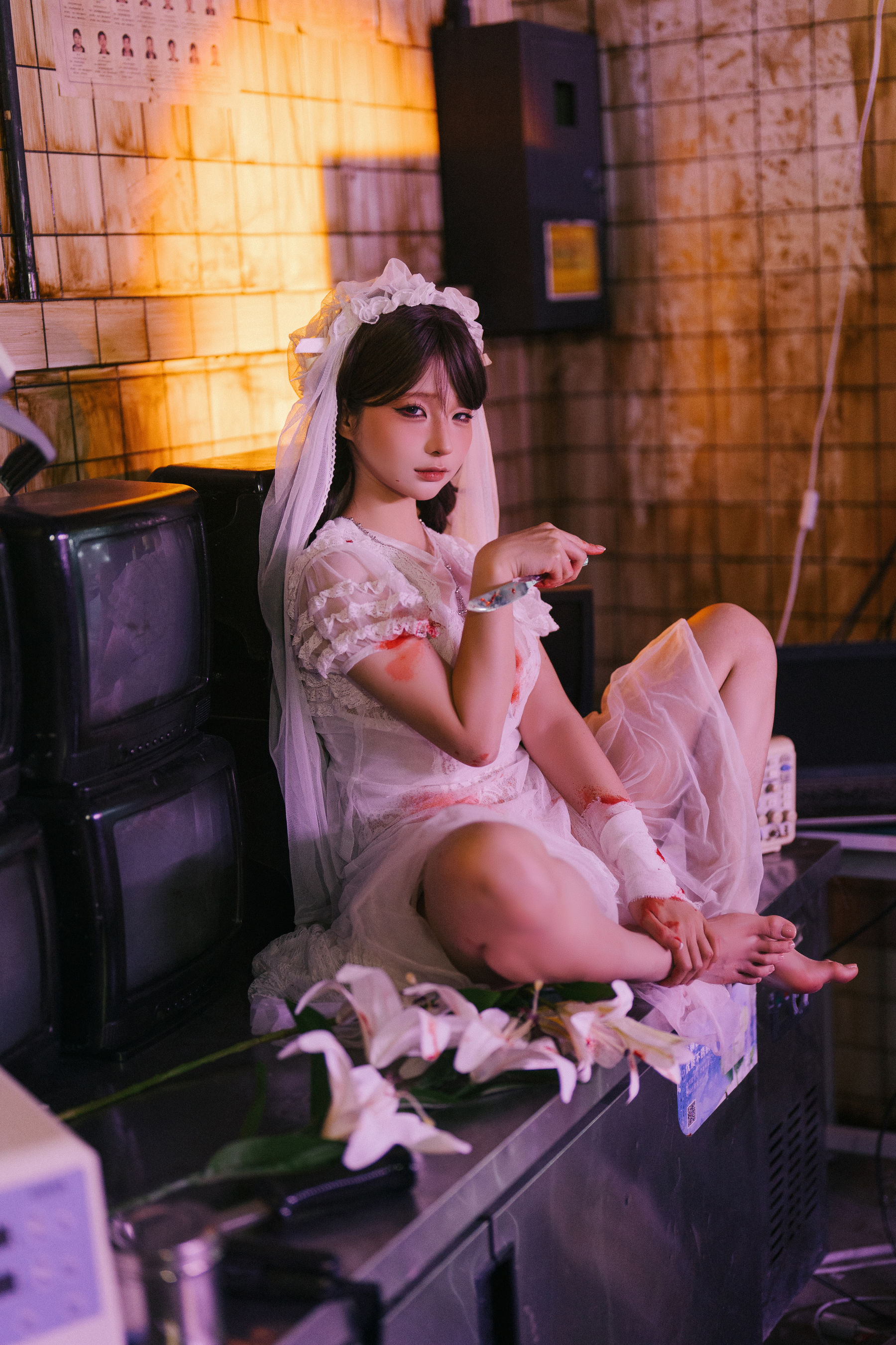 动漫博主蠢沫沫 - 废墟新娘/(133P)