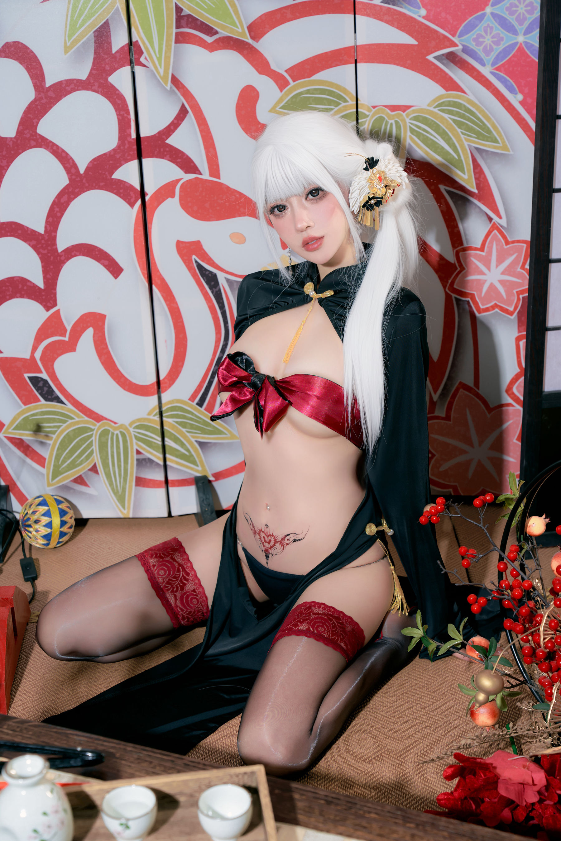 斗鱼 米线线sama 写真 - 2025新年特辑/(40P)