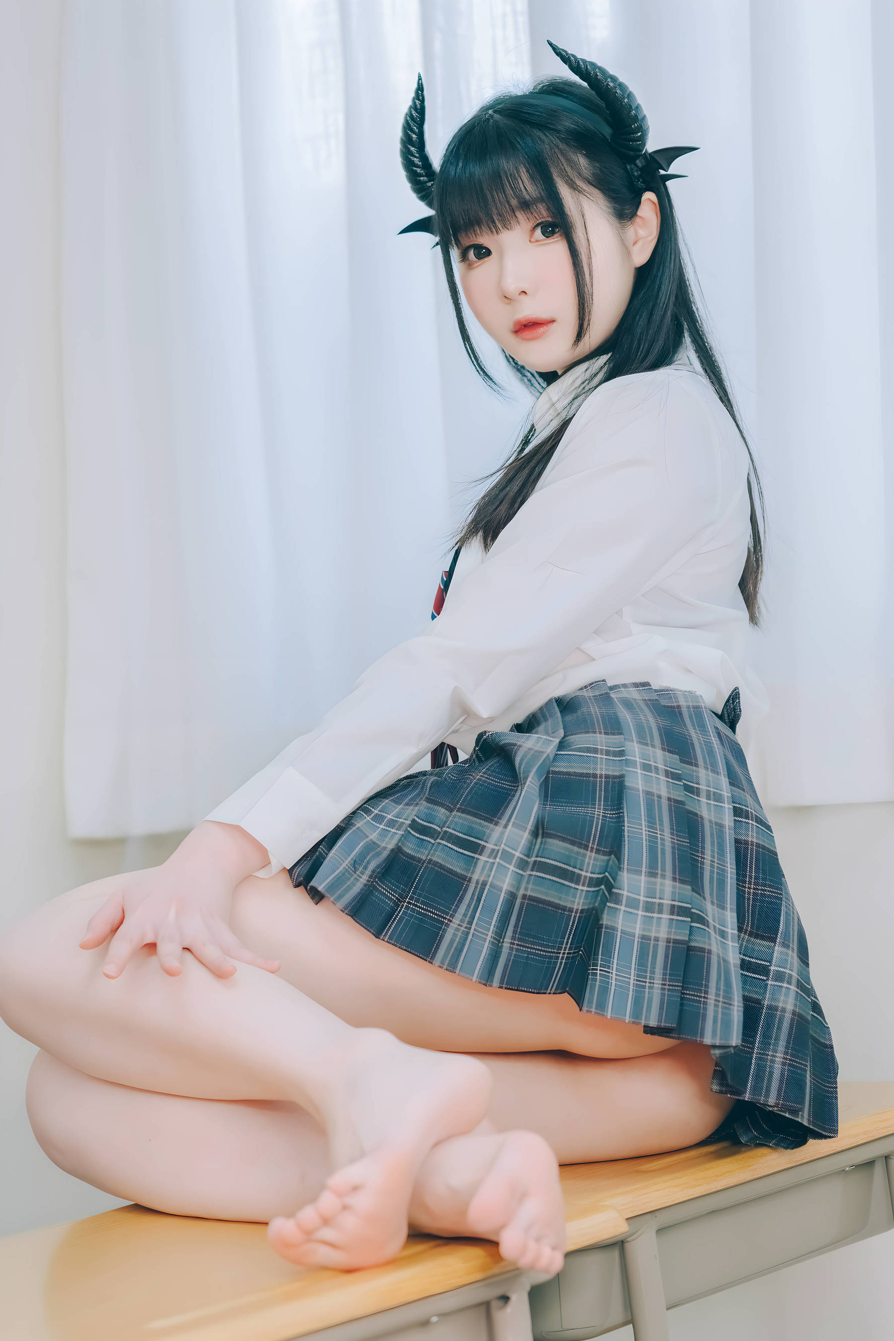 微博妹纸霜月shimo - 隣のサキュバス霜月さん vol.01/(123P)