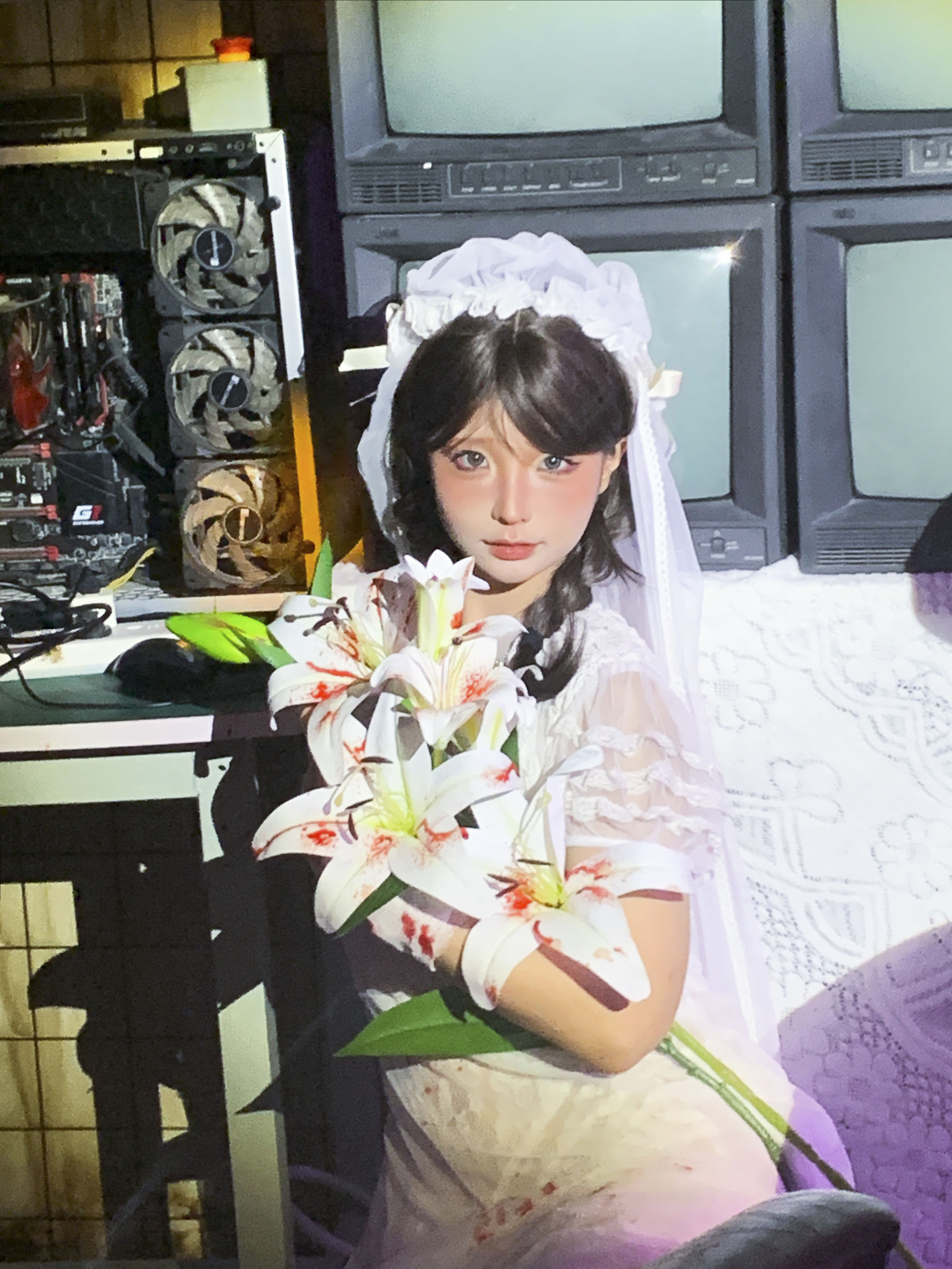 动漫博主蠢沫沫 - 废墟新娘/(133P)