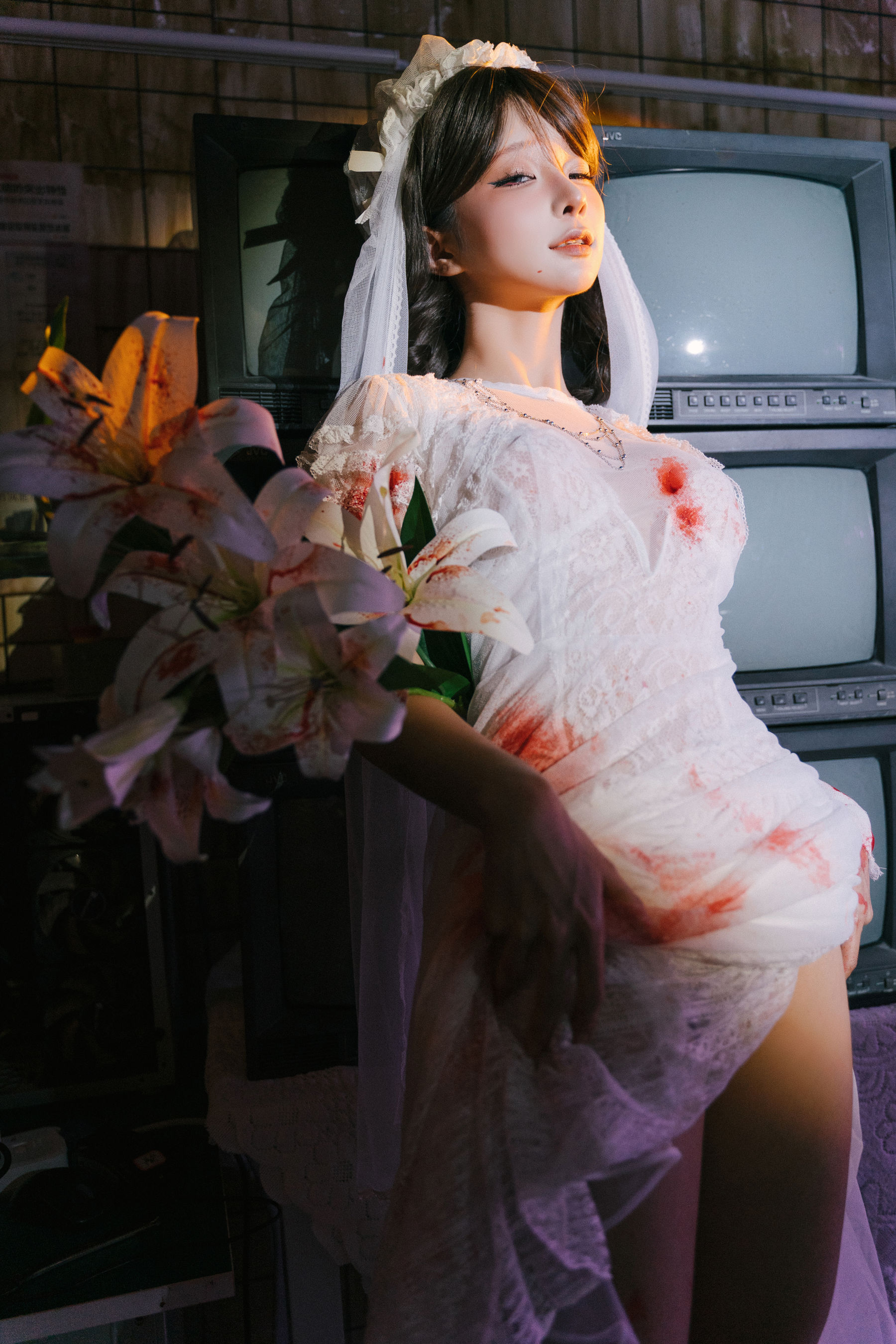 动漫博主蠢沫沫 - 废墟新娘/(133P)