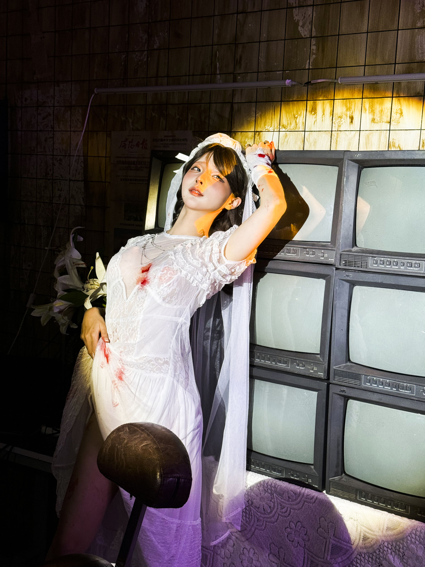 动漫博主蠢沫沫 - 废墟新娘/(133P)