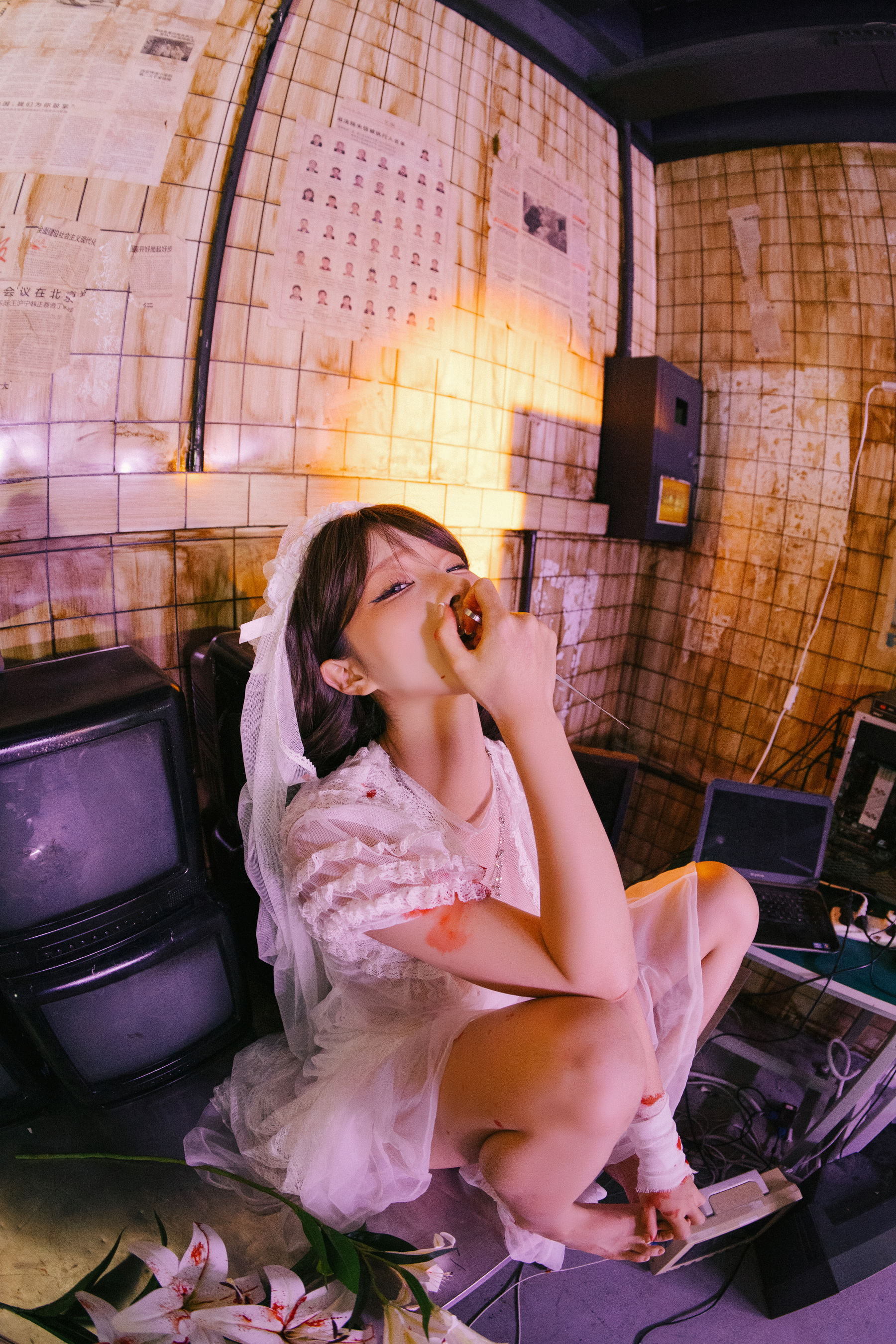 动漫博主蠢沫沫 - 废墟新娘/(133P)