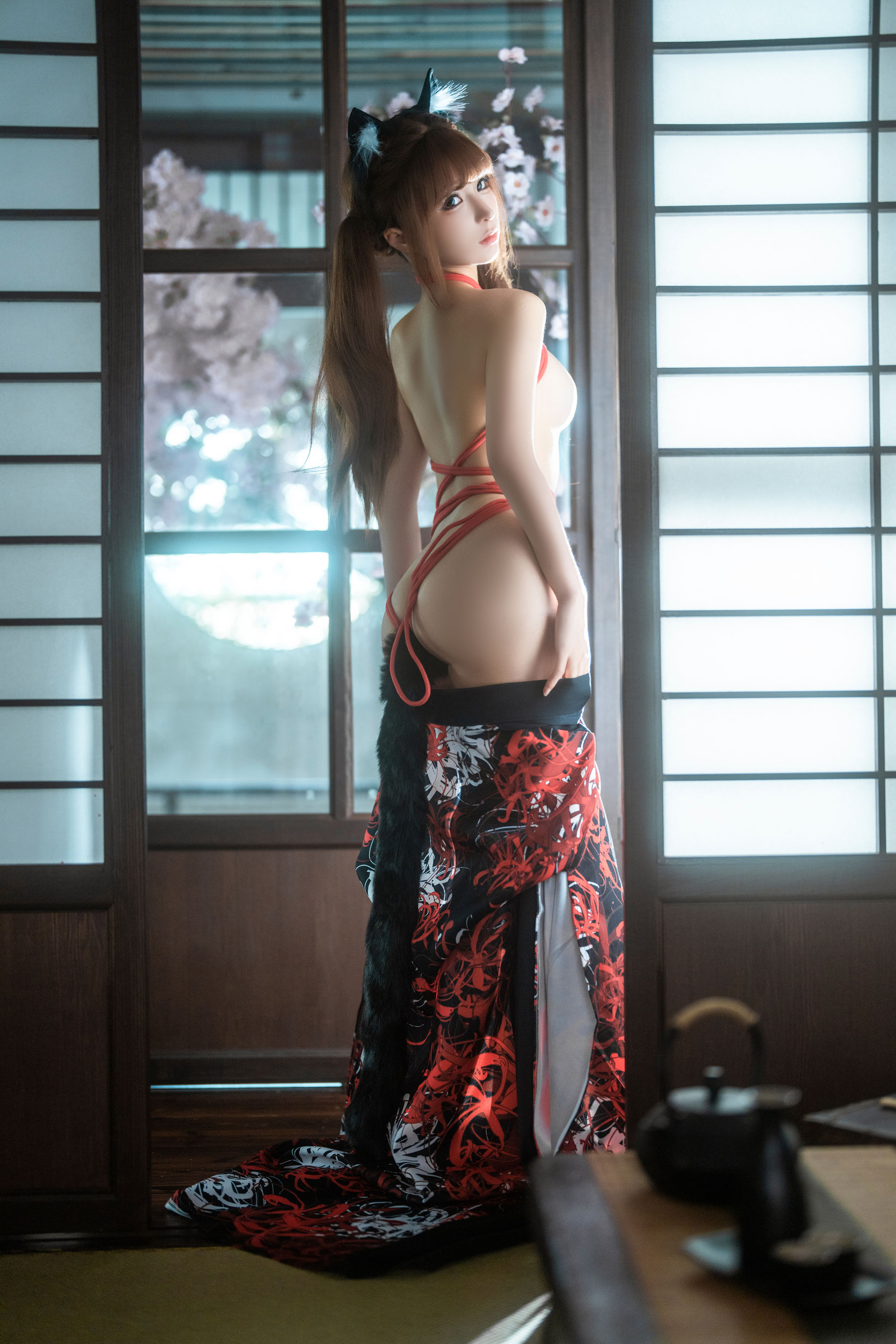 动漫博主蠢沫沫 - 捆绑和服/(55P)
