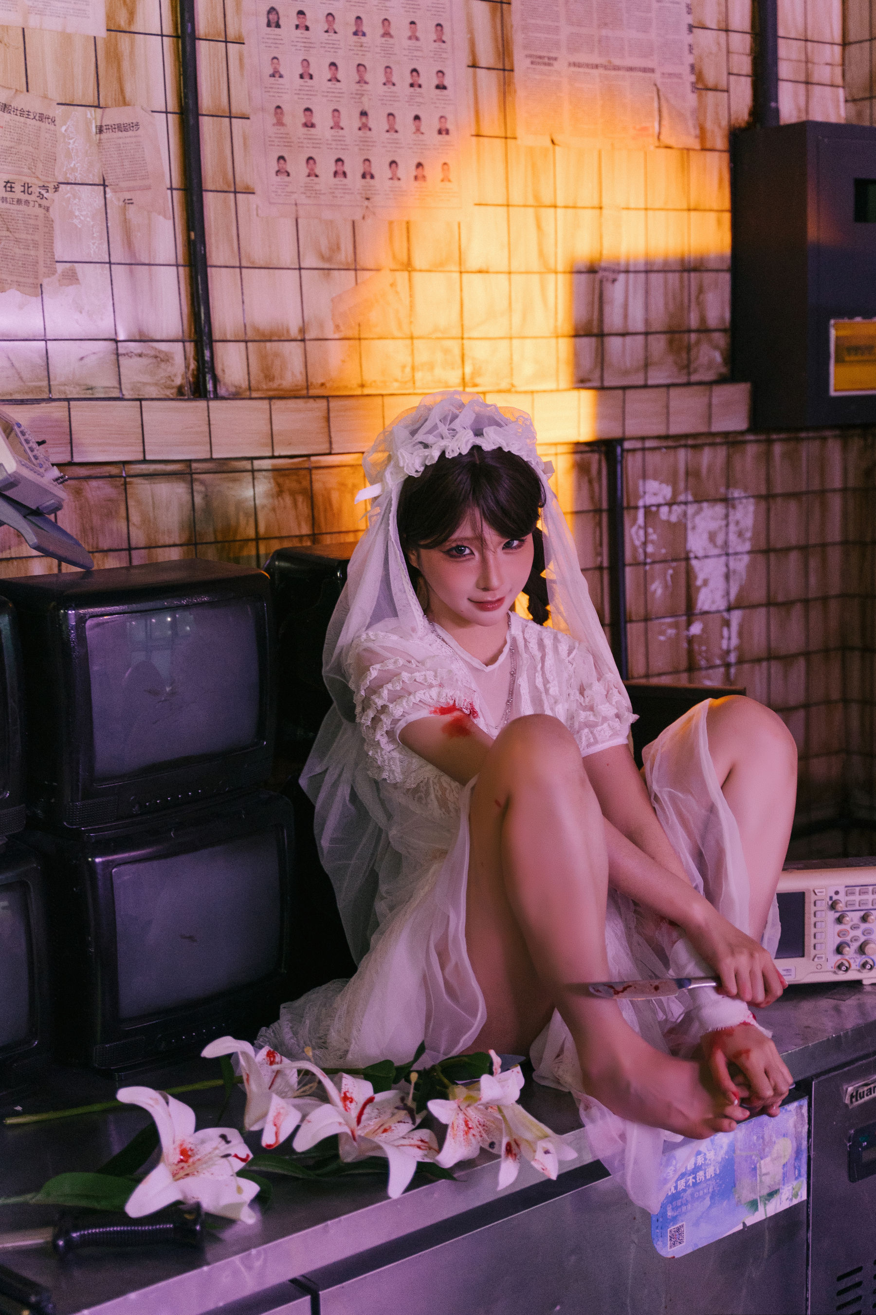 动漫博主蠢沫沫 - 废墟新娘/(133P)