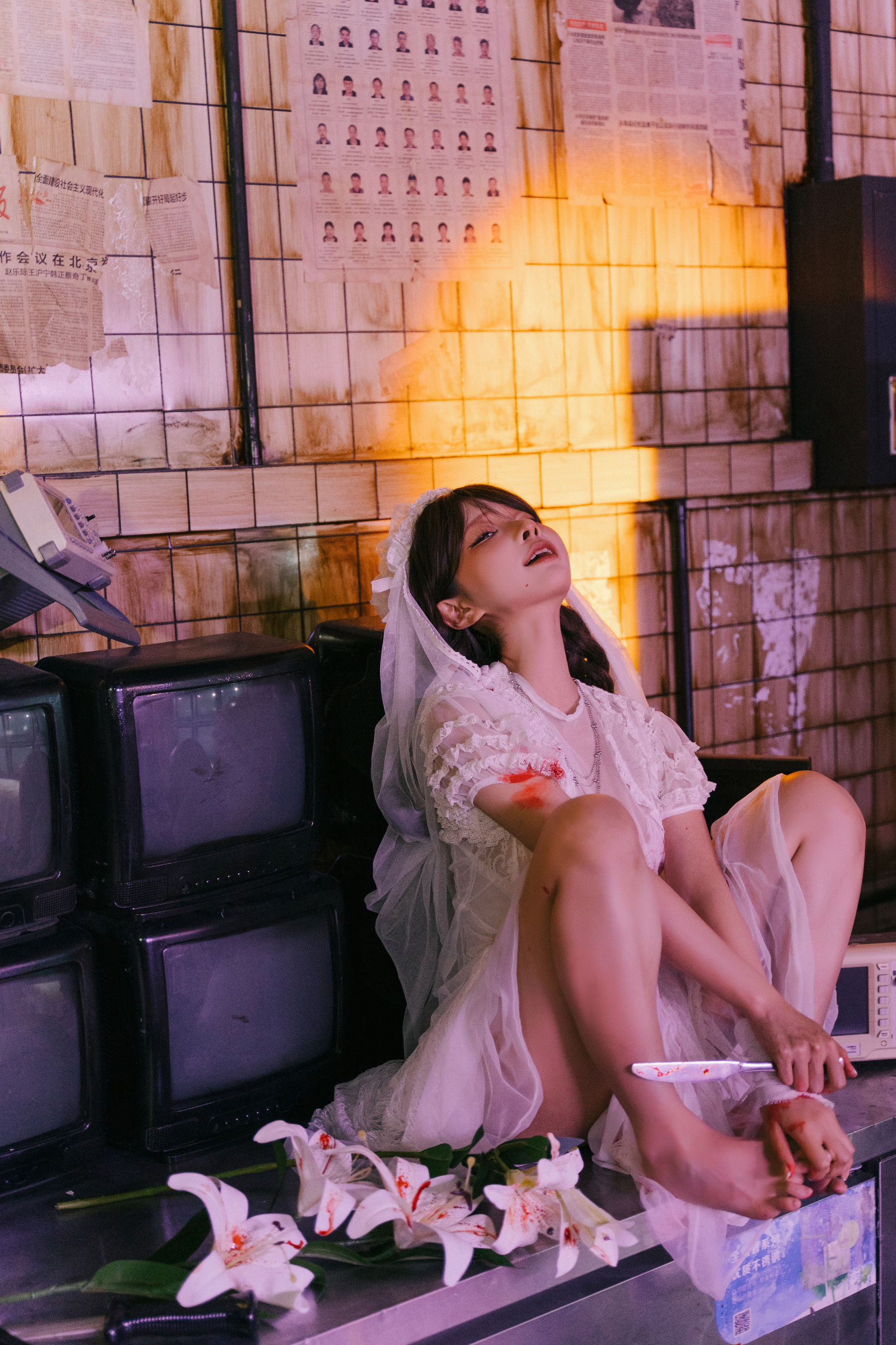 动漫博主蠢沫沫 - 废墟新娘/(133P)