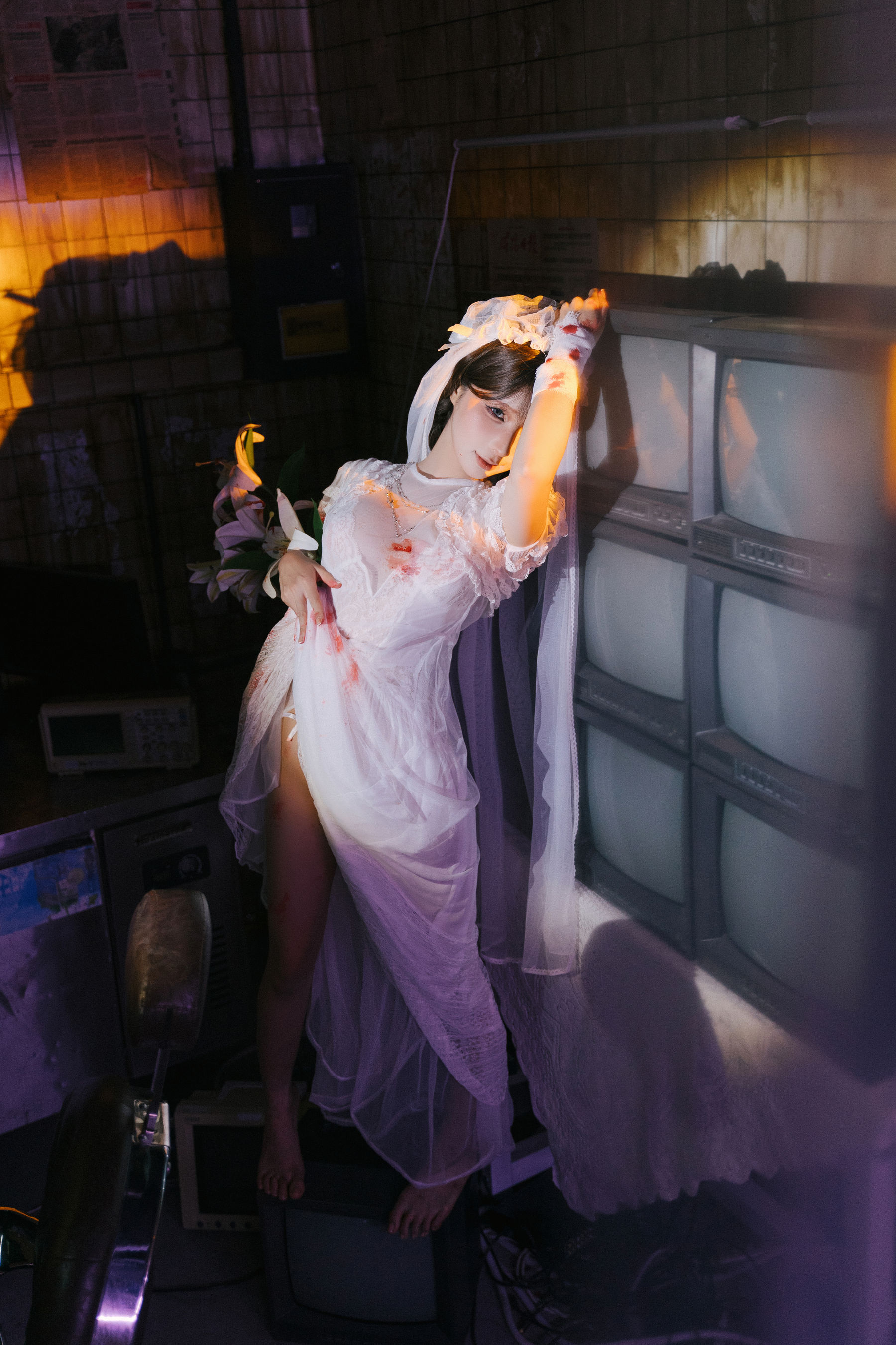 动漫博主蠢沫沫 - 废墟新娘/(133P)