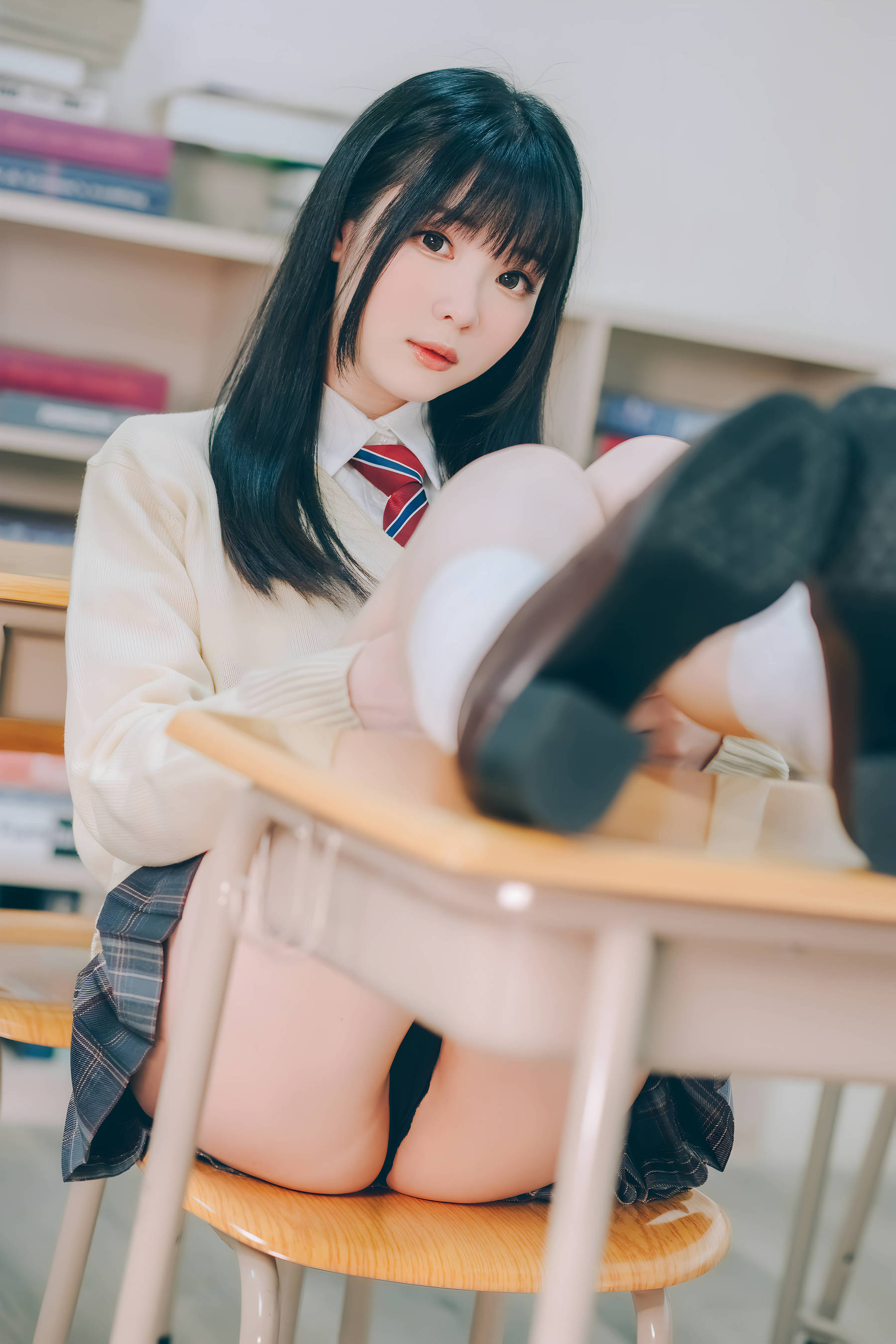 微博妹纸霜月shimo - 隣のサキュバス霜月さん vol.01/(123P)