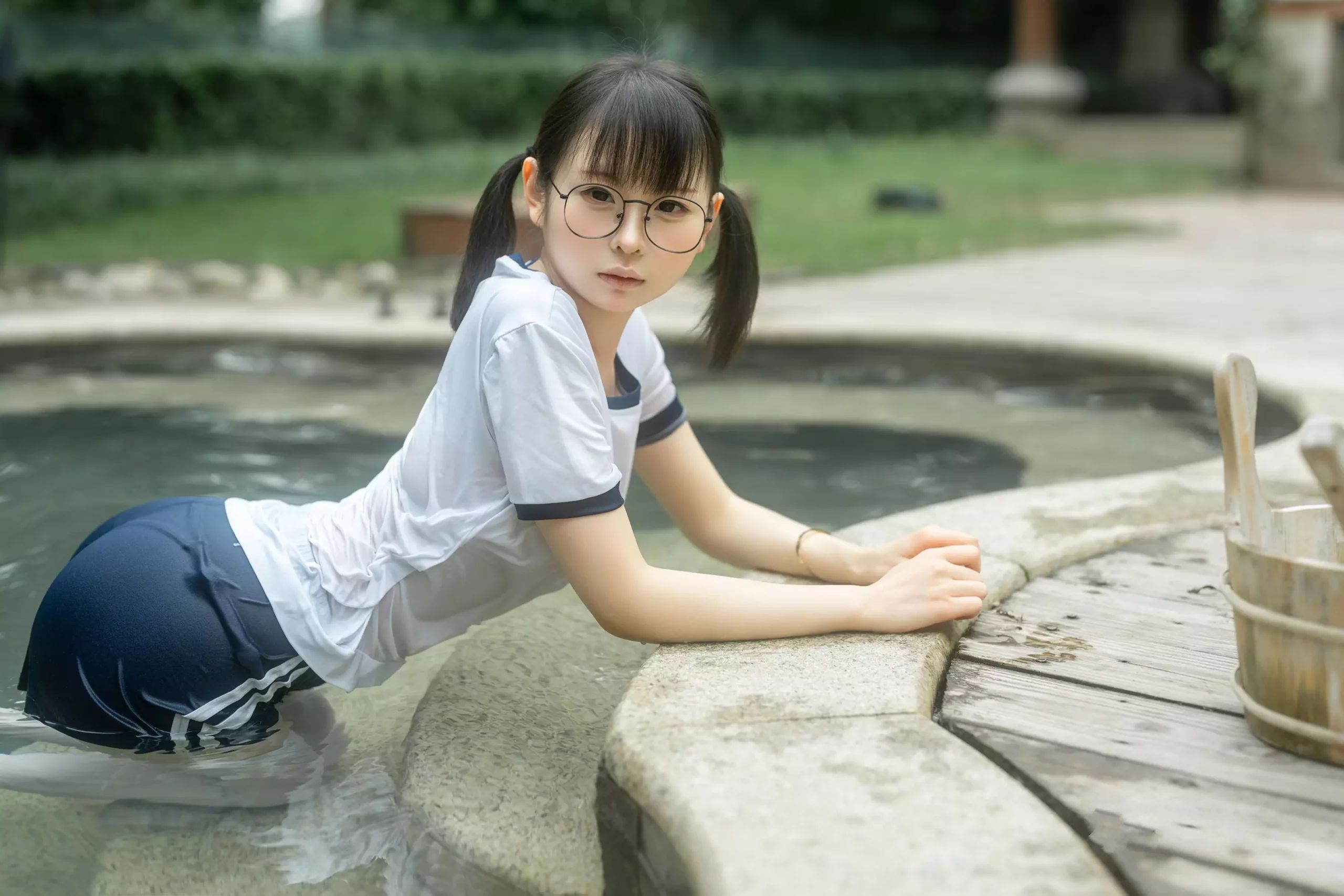 幼水铃衣 - 温泉体操服/(85P)