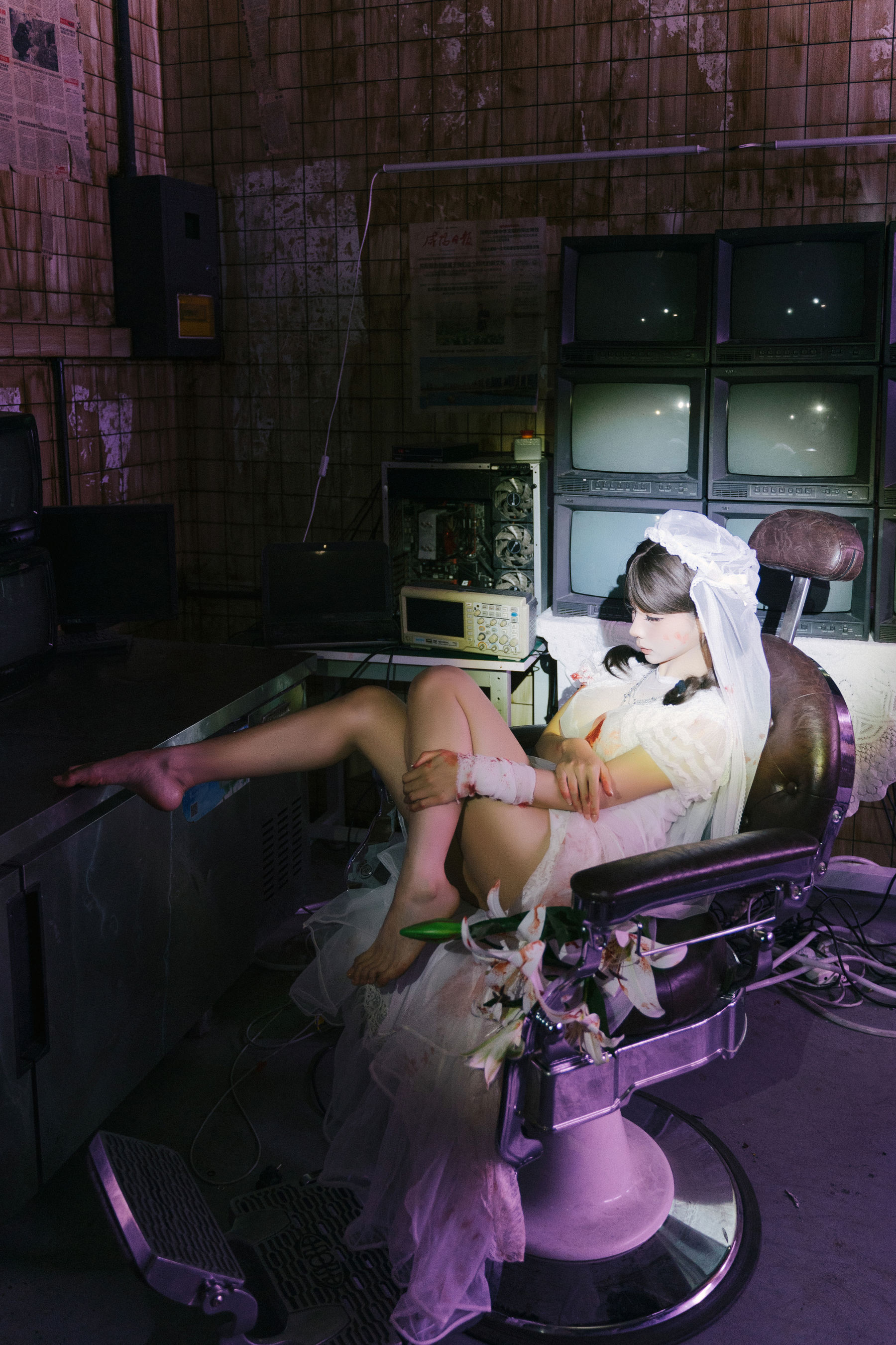 动漫博主蠢沫沫 - 废墟新娘/(133P)