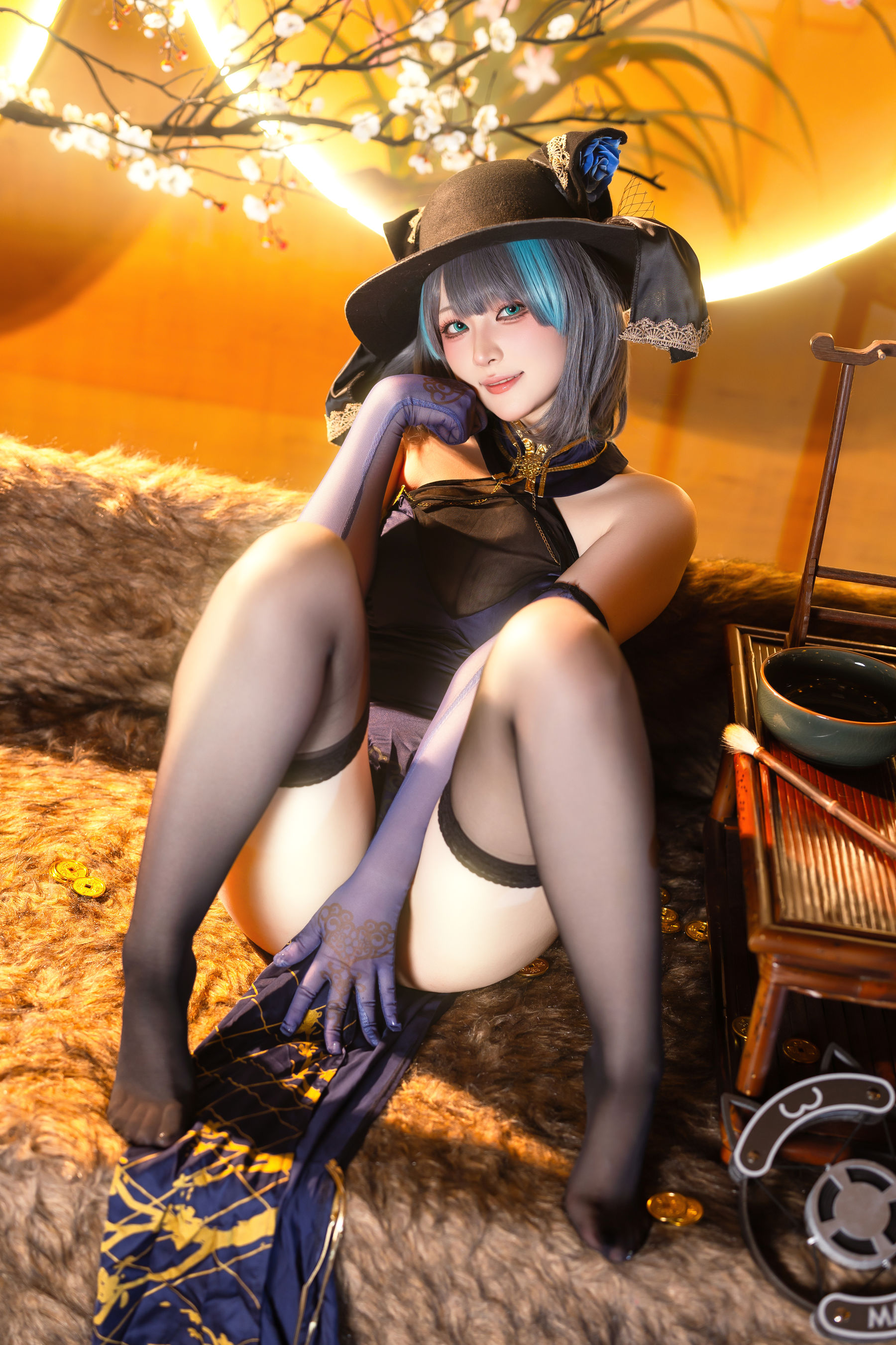 屿鱼 - 金装猫猫头/(60P)