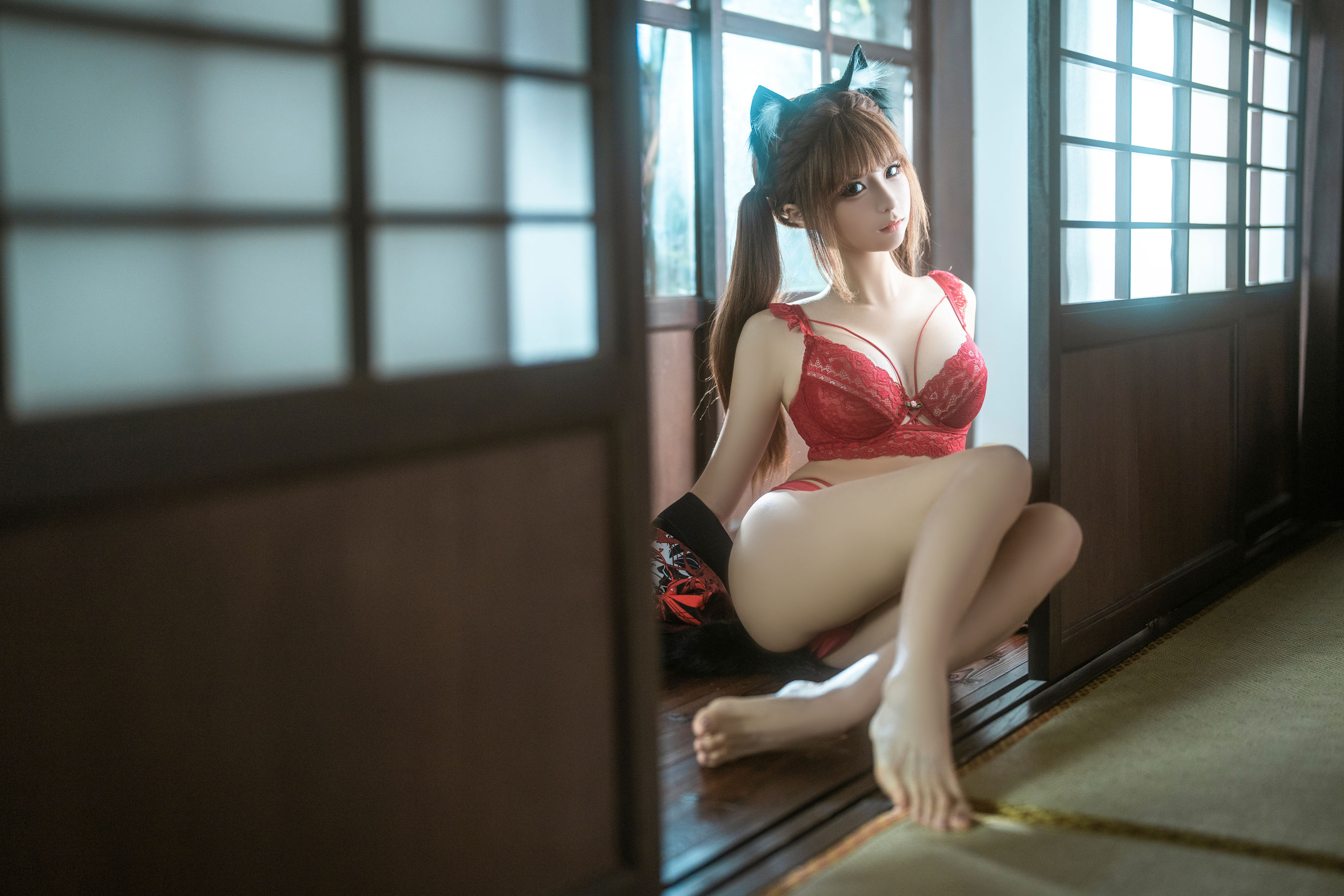 动漫博主蠢沫沫 - 捆绑和服/(55P)