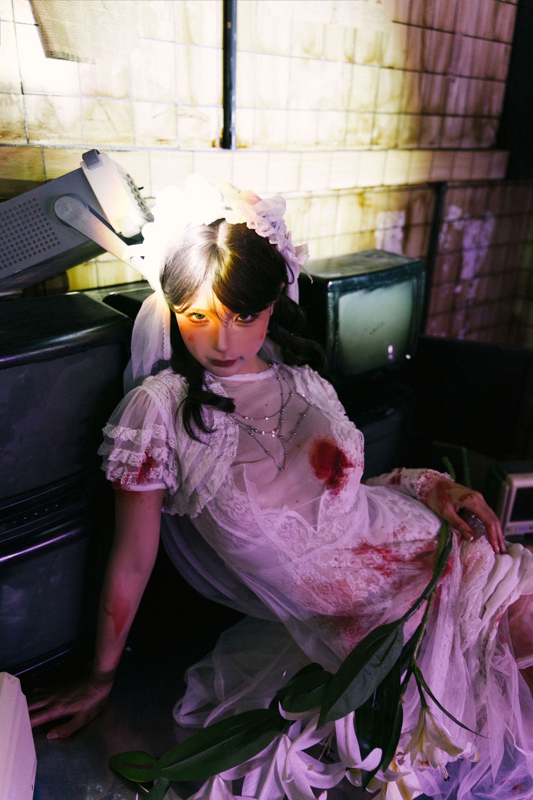 动漫博主蠢沫沫 - 废墟新娘/(133P)