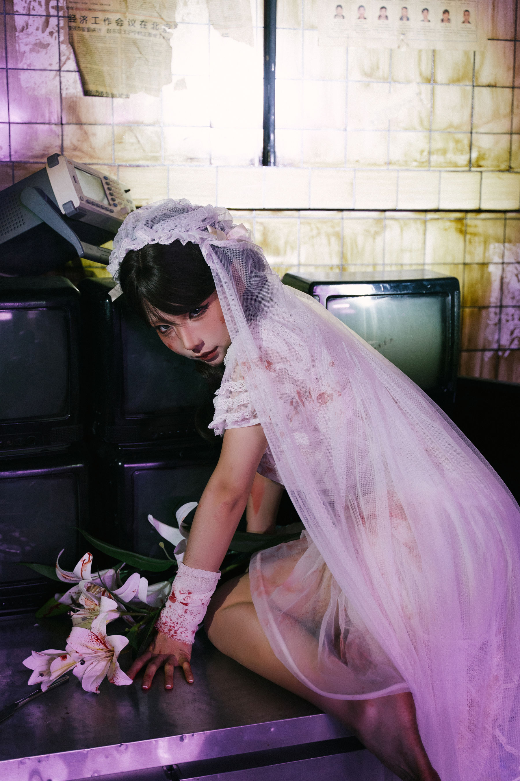 动漫博主蠢沫沫 - 废墟新娘/(133P)