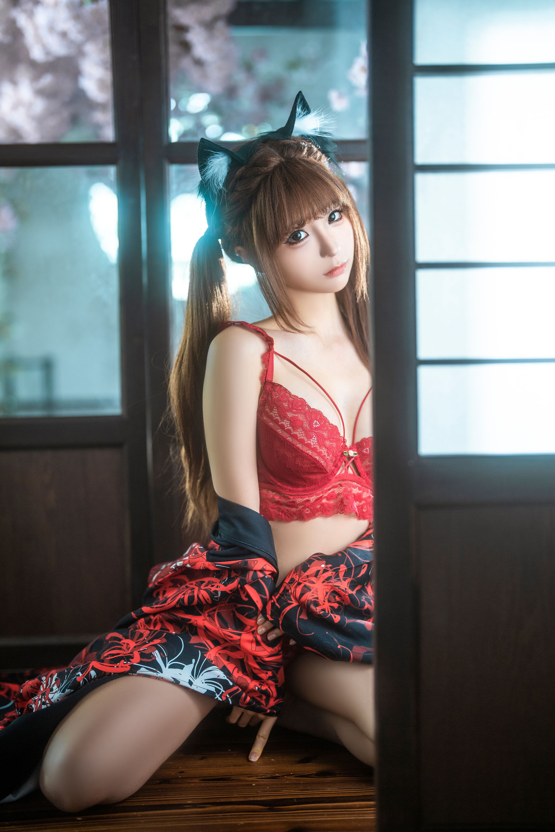 动漫博主蠢沫沫 - 捆绑和服/(55P)