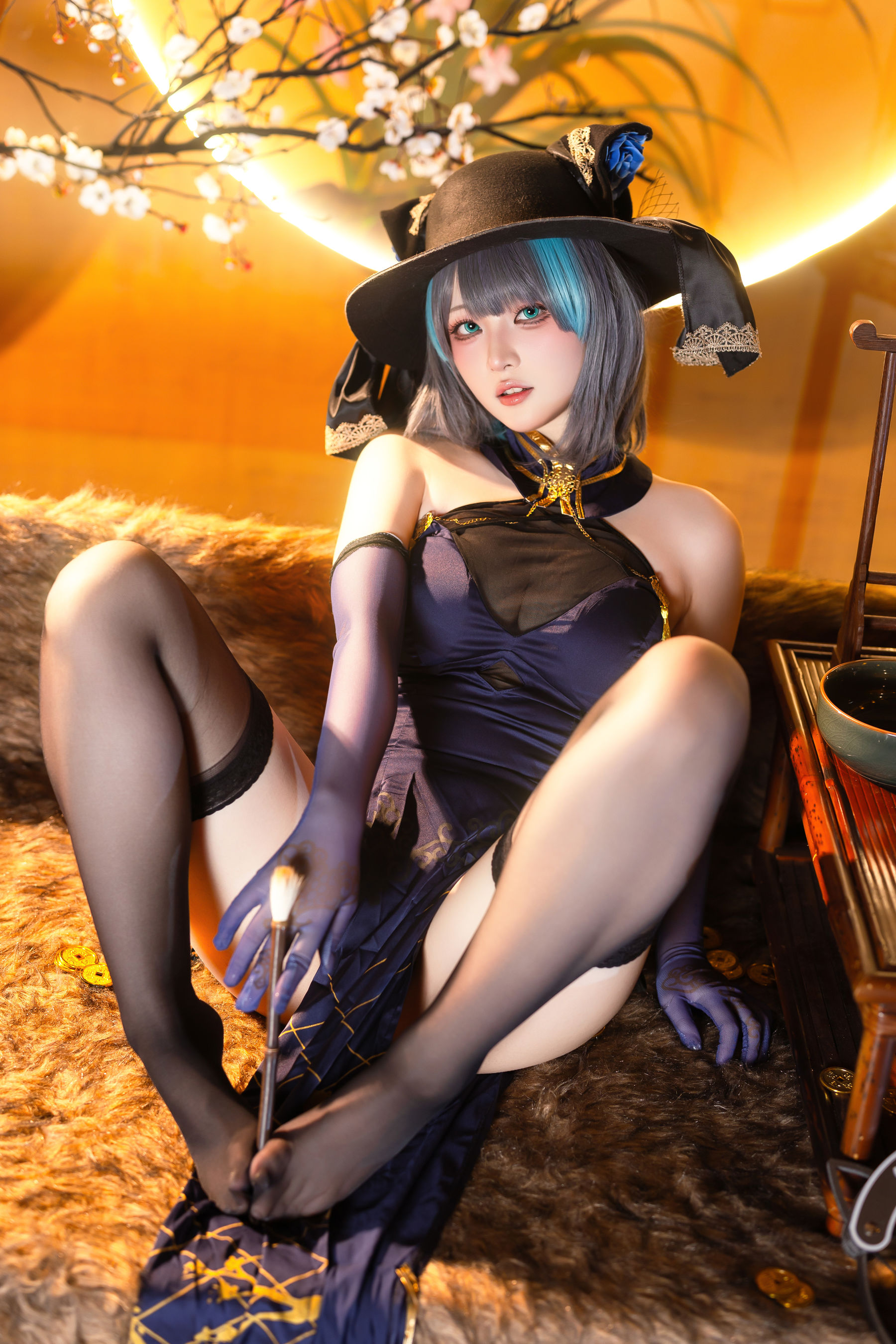 屿鱼 - 金装猫猫头/(60P)