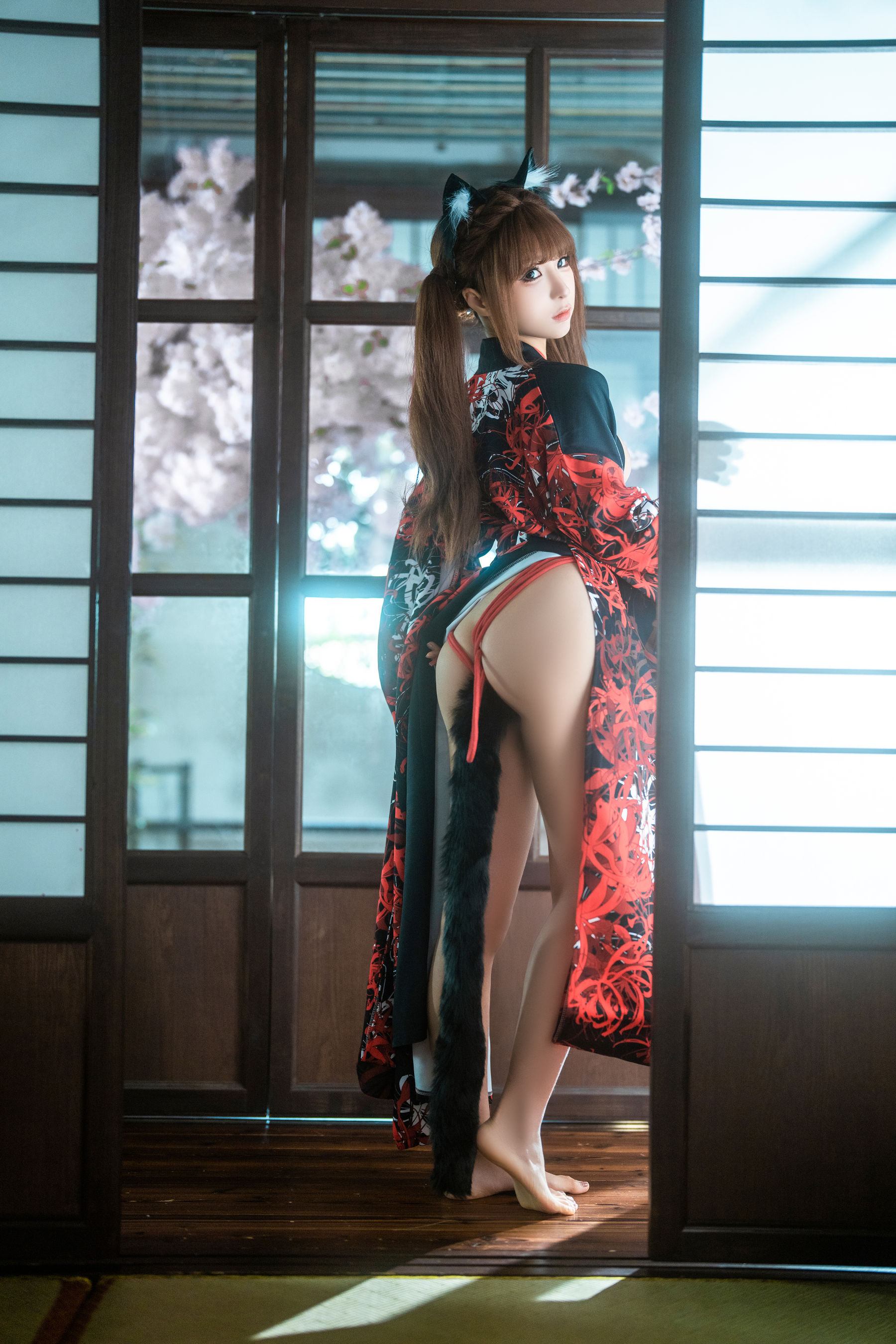 动漫博主蠢沫沫 - 捆绑和服/(55P)