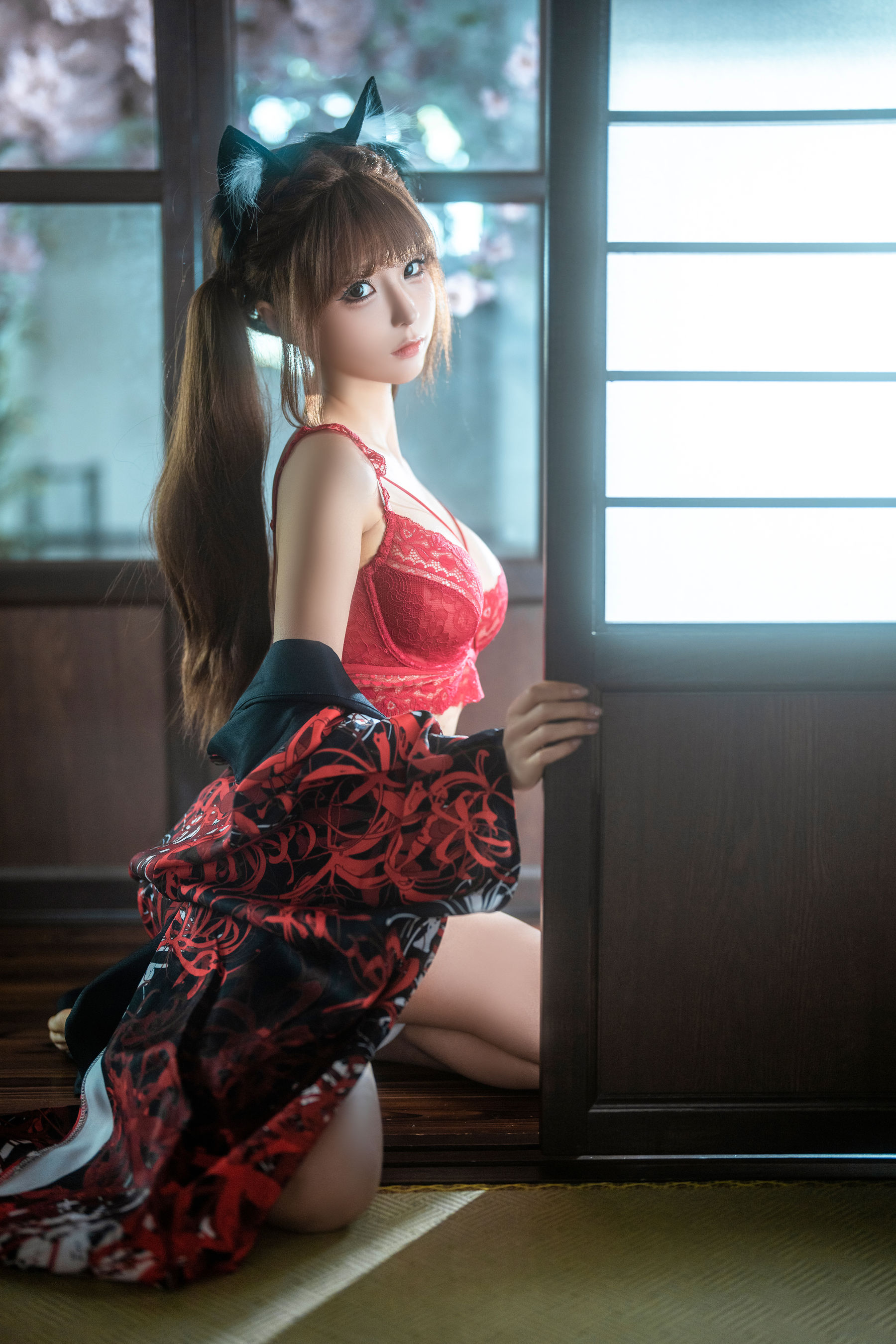 动漫博主蠢沫沫 - 捆绑和服/(55P)