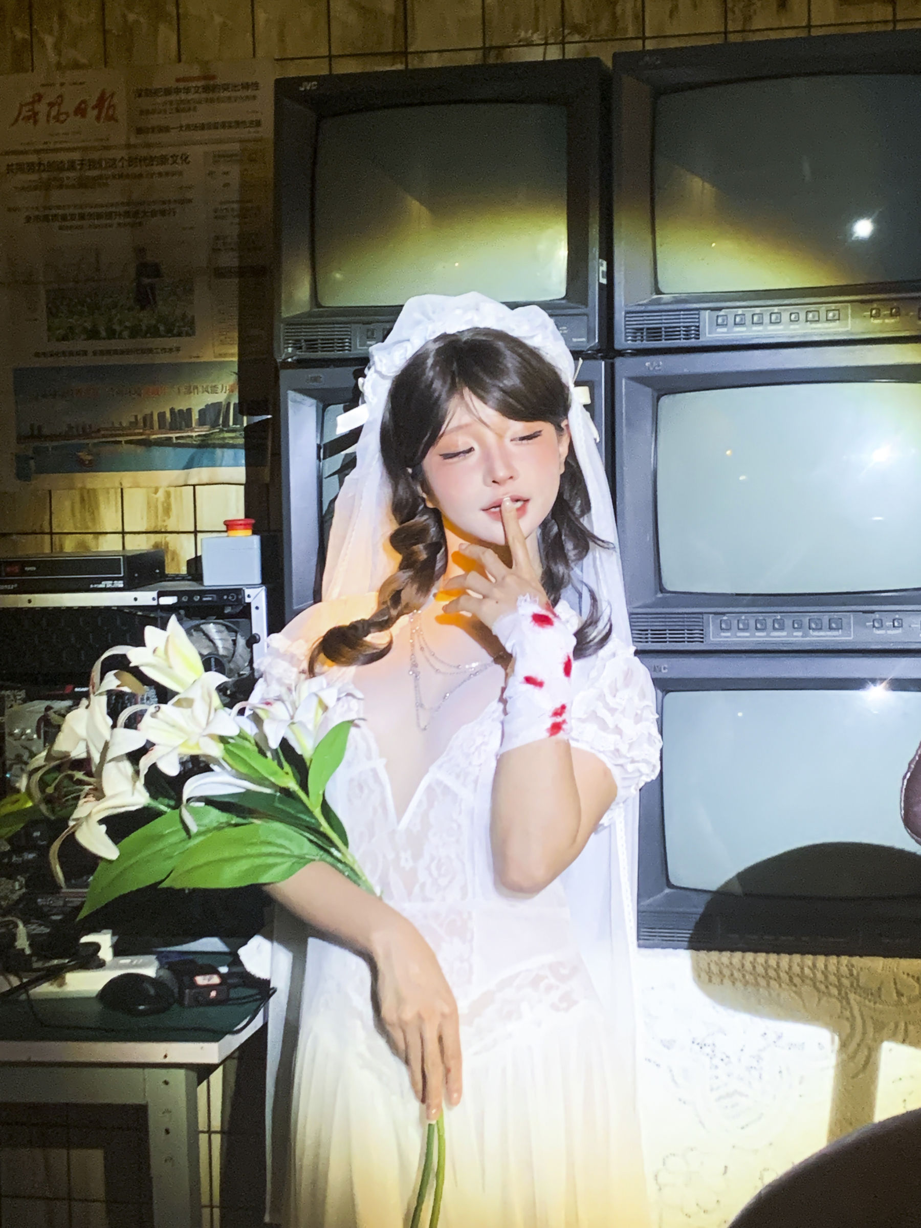 动漫博主蠢沫沫 - 废墟新娘/(133P)