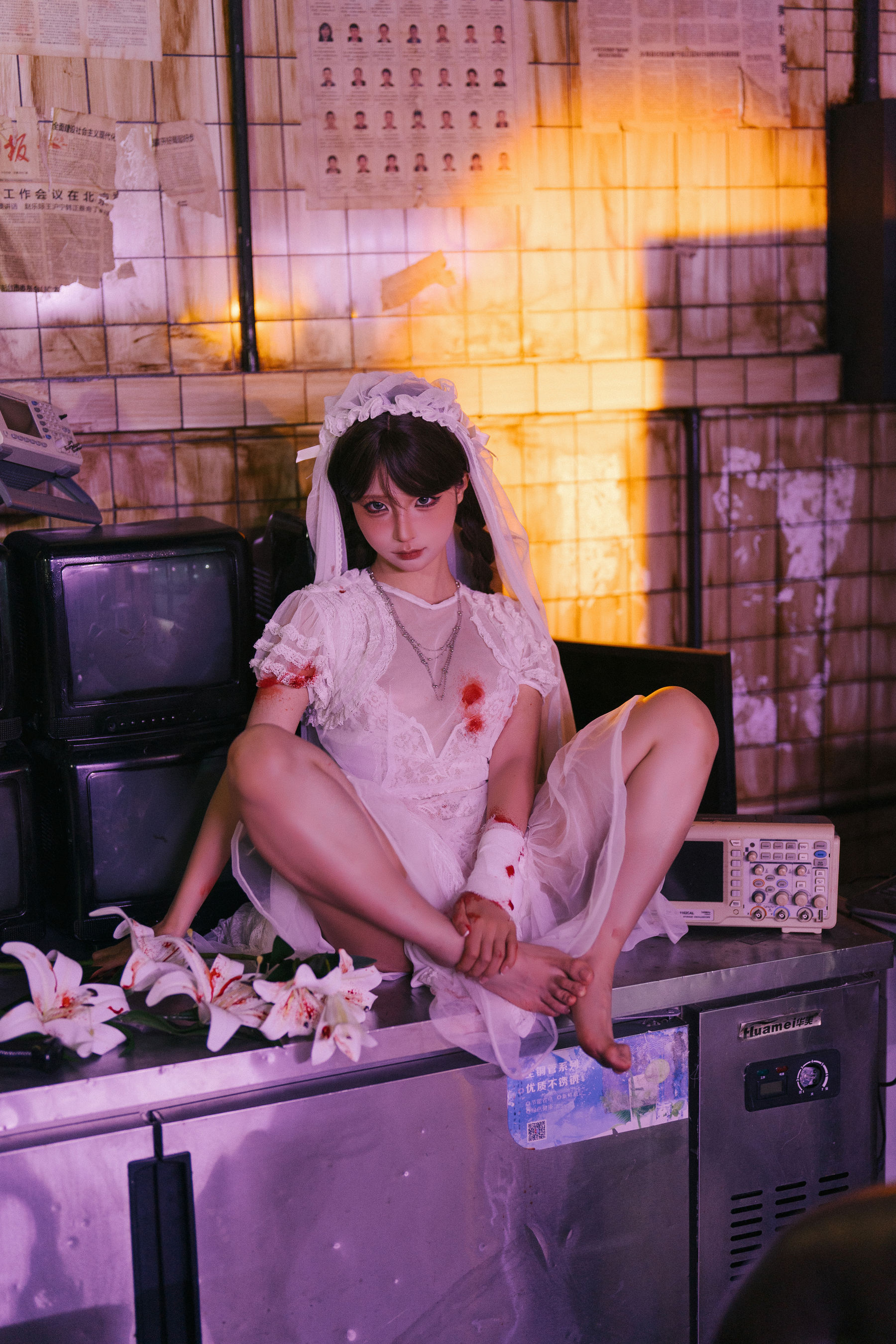 动漫博主蠢沫沫 - 废墟新娘/(133P)