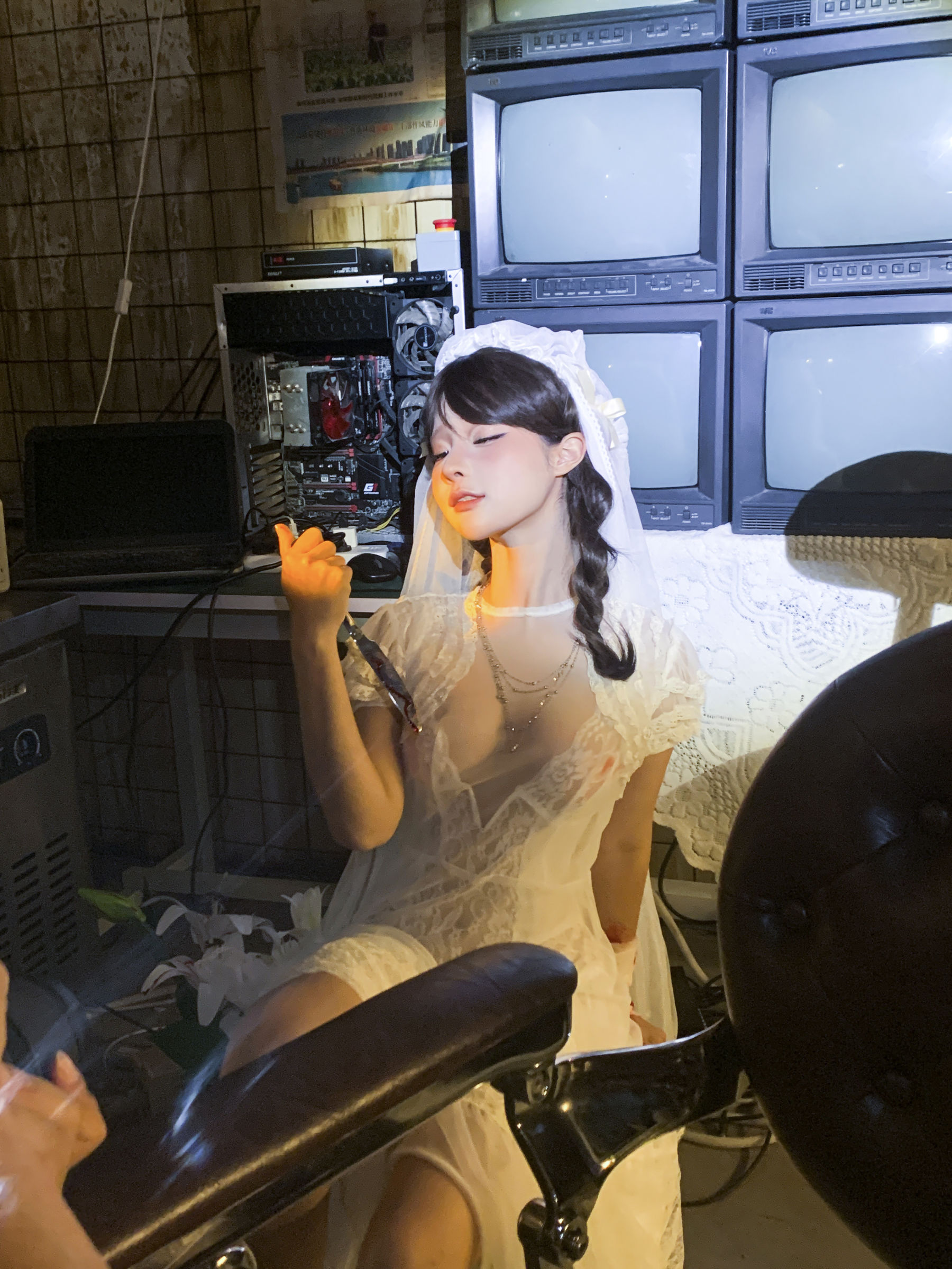 动漫博主蠢沫沫 - 废墟新娘/(133P)