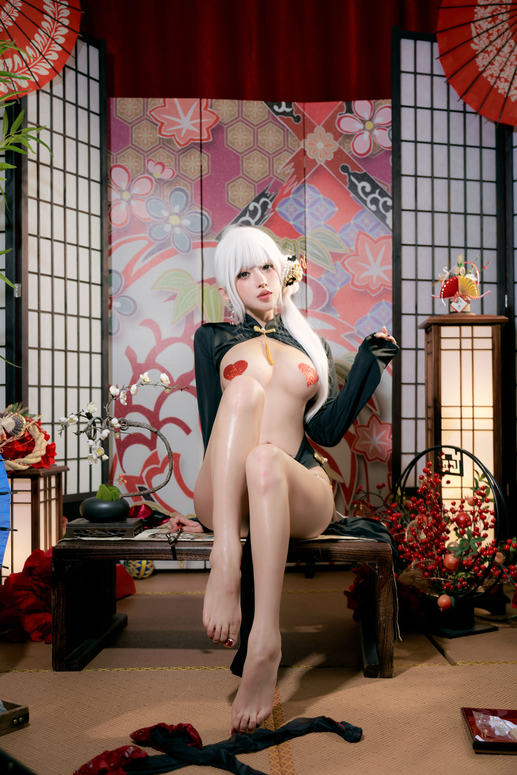 斗鱼 米线线sama 写真 - 2025新年特辑/(40P)