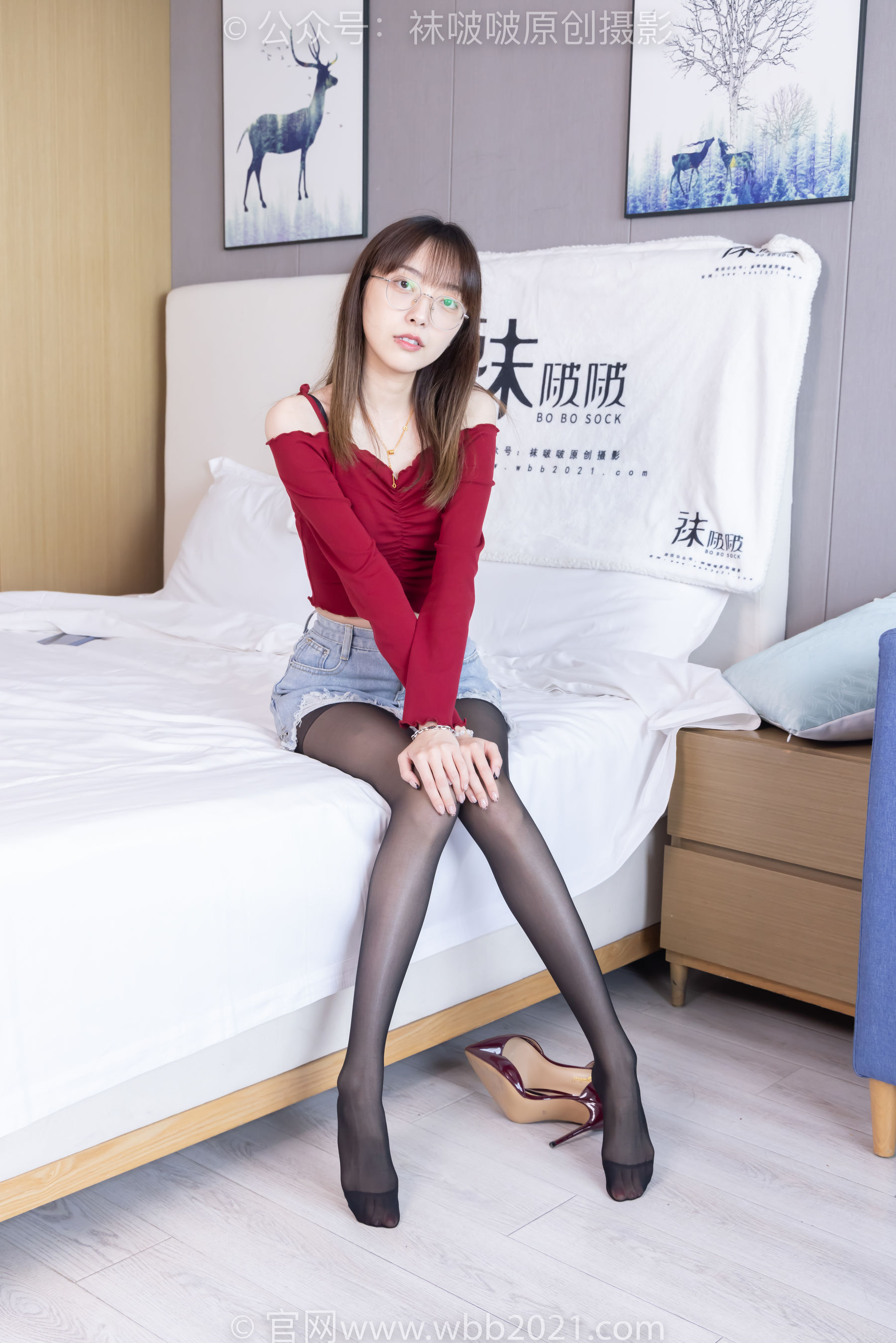 BoBoSocks袜啵啵 No.473 稚予 - 高跟鞋、黑丝、挑鞋/(140P)