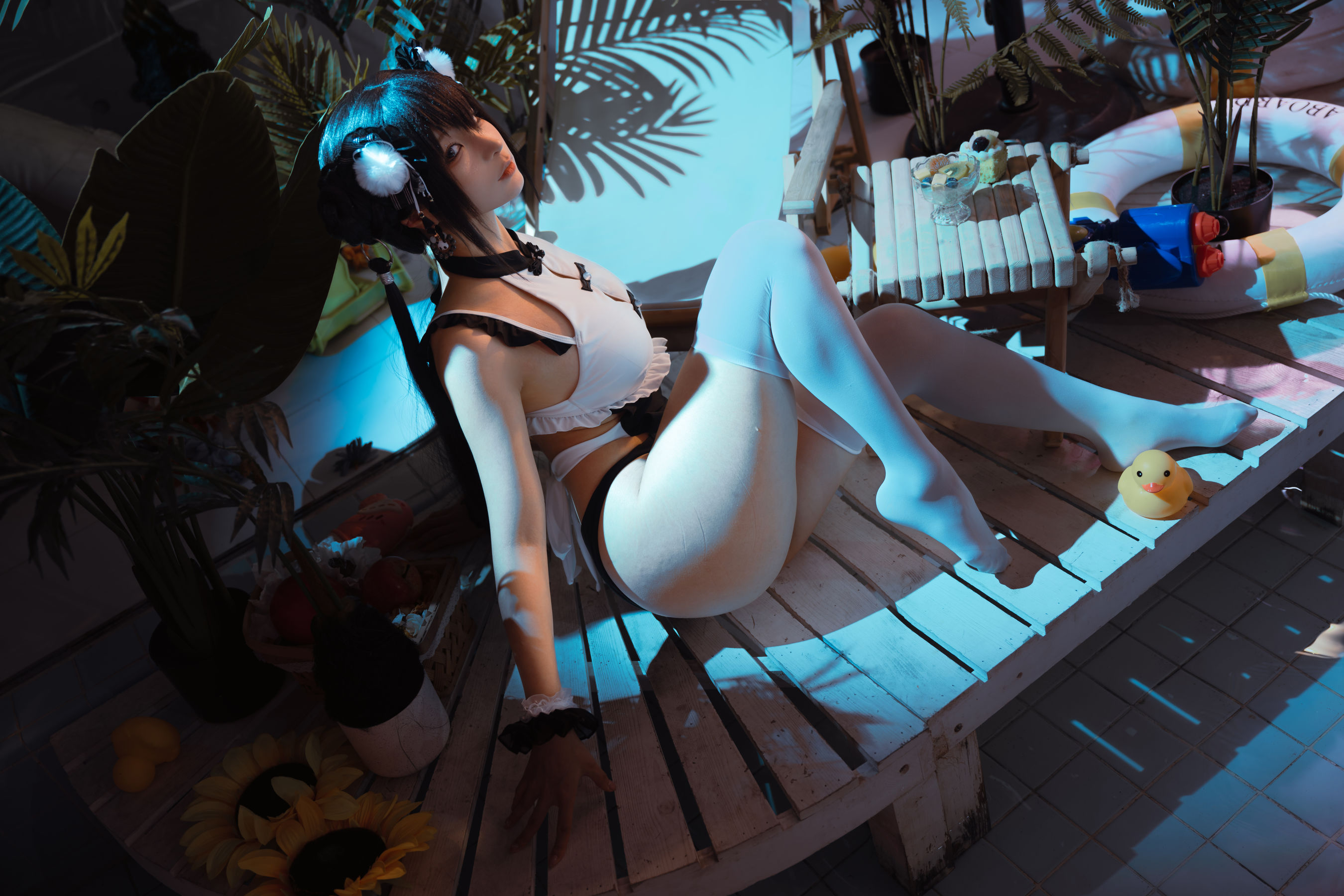 动漫博主蠢沫沫 - 熊猫娘/(105P)