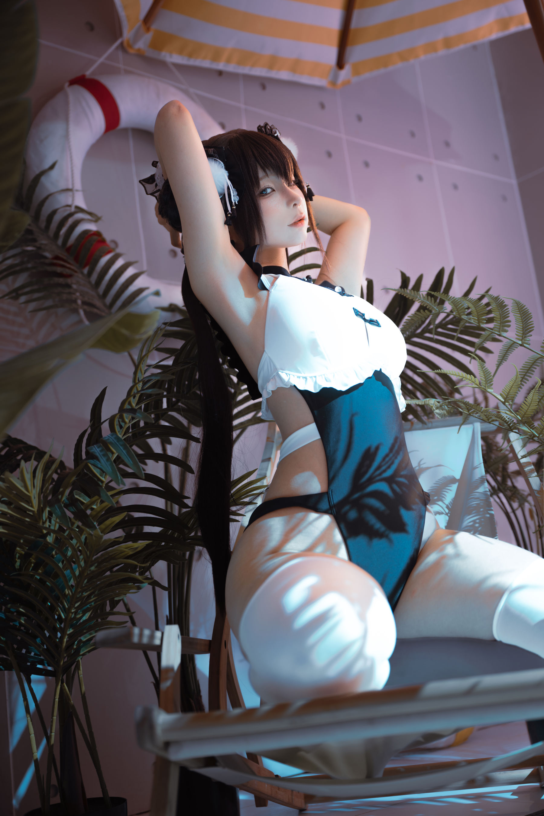 动漫博主蠢沫沫 - 熊猫娘/(105P)