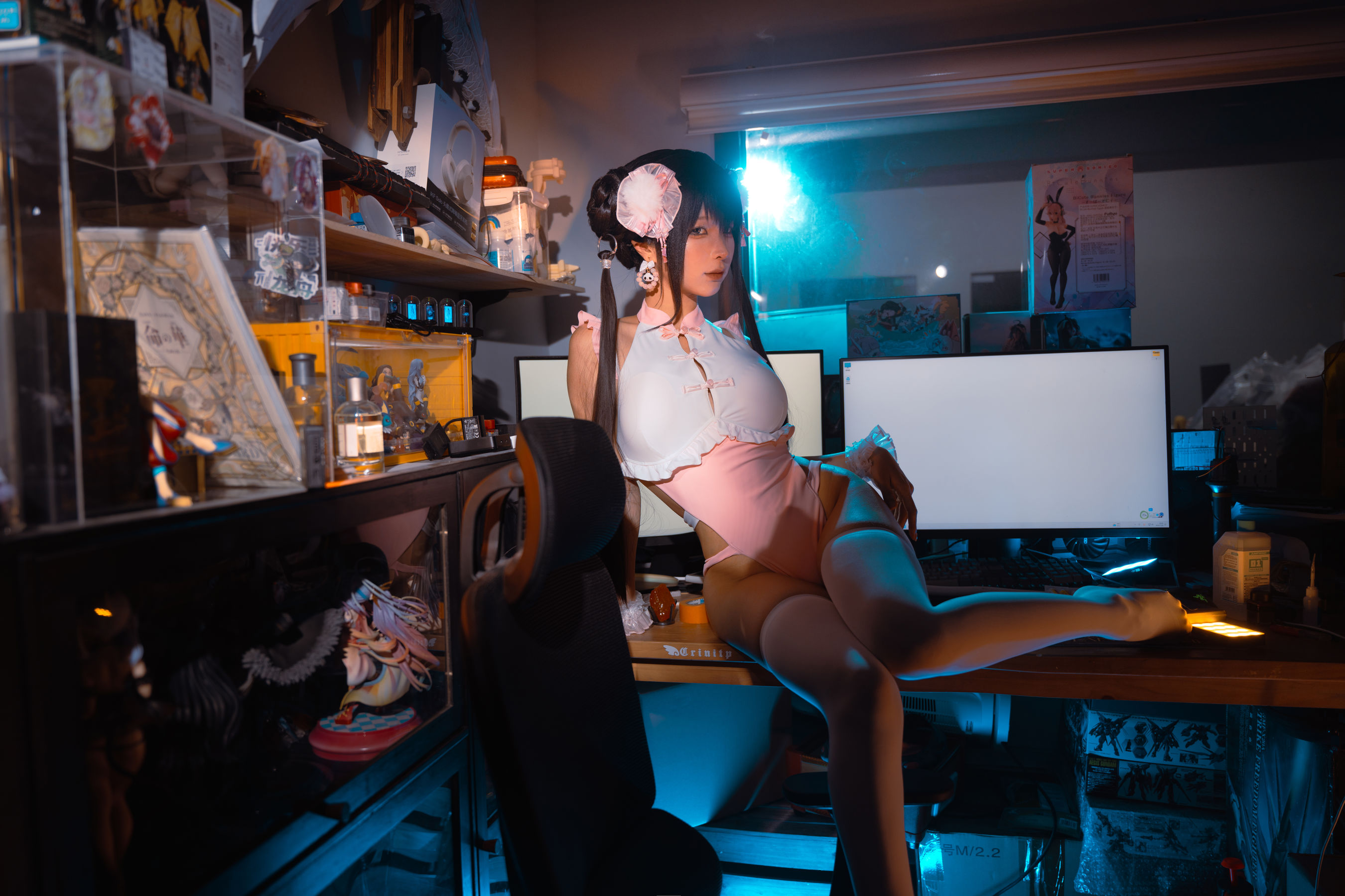 动漫博主蠢沫沫 - 熊猫娘/(105P)