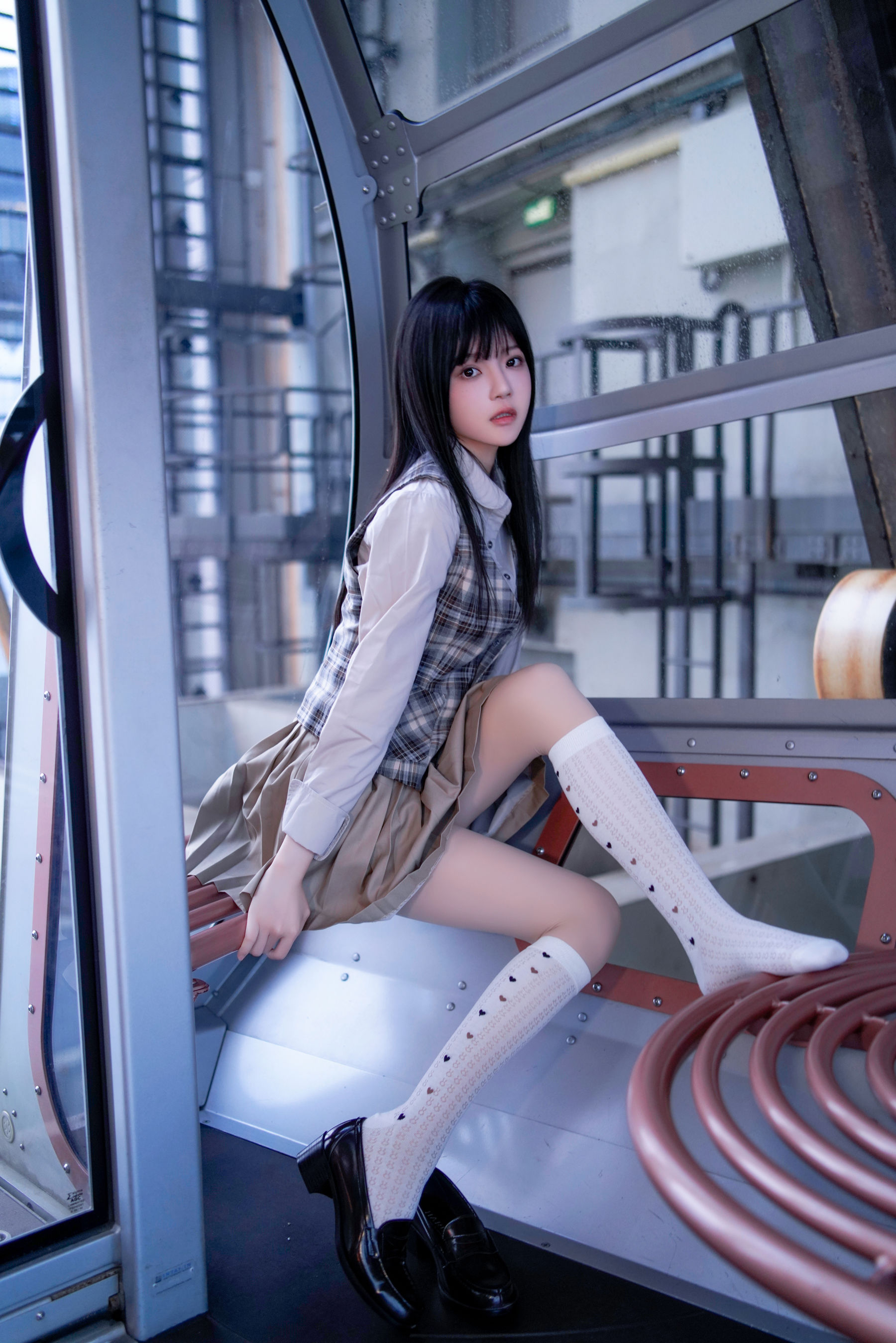 桜桃喵 - 制服摩天轮/(27P)