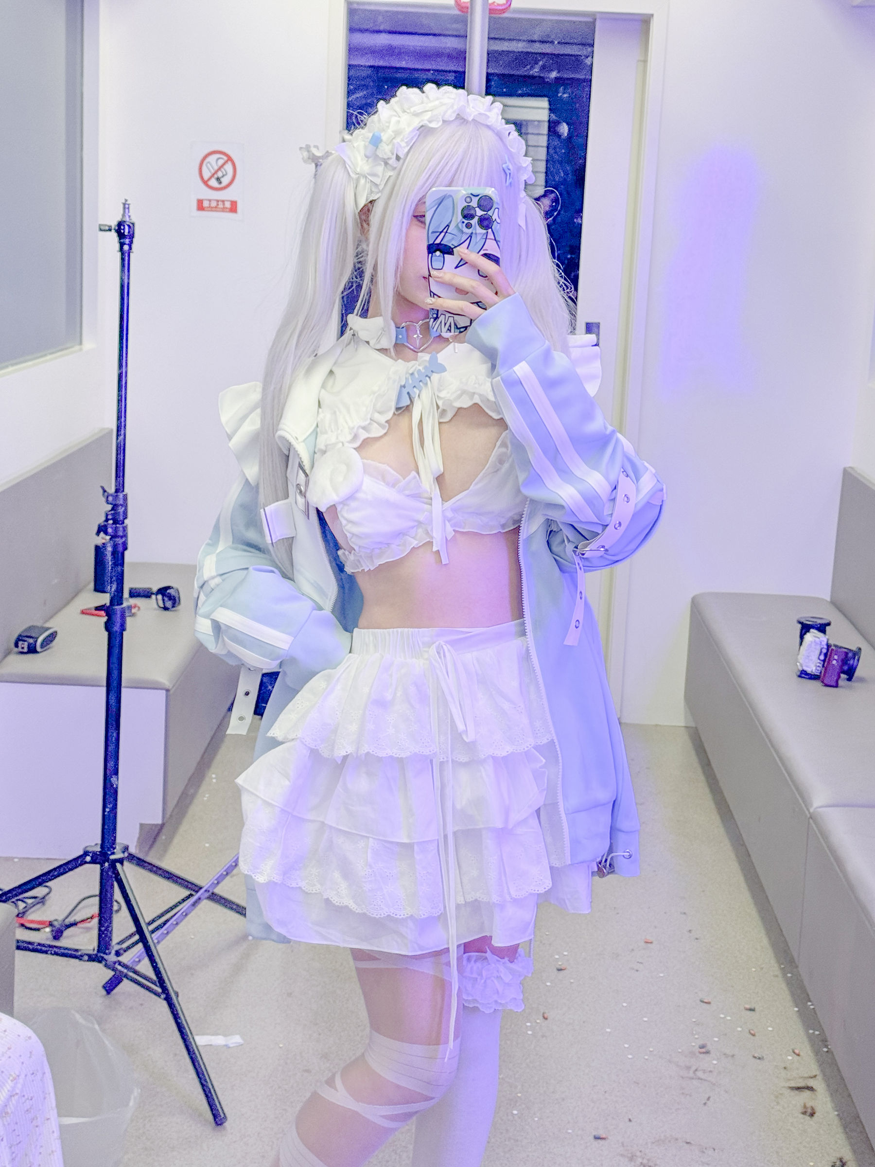 动漫博主蠢沫沫 - 水色/(188P)