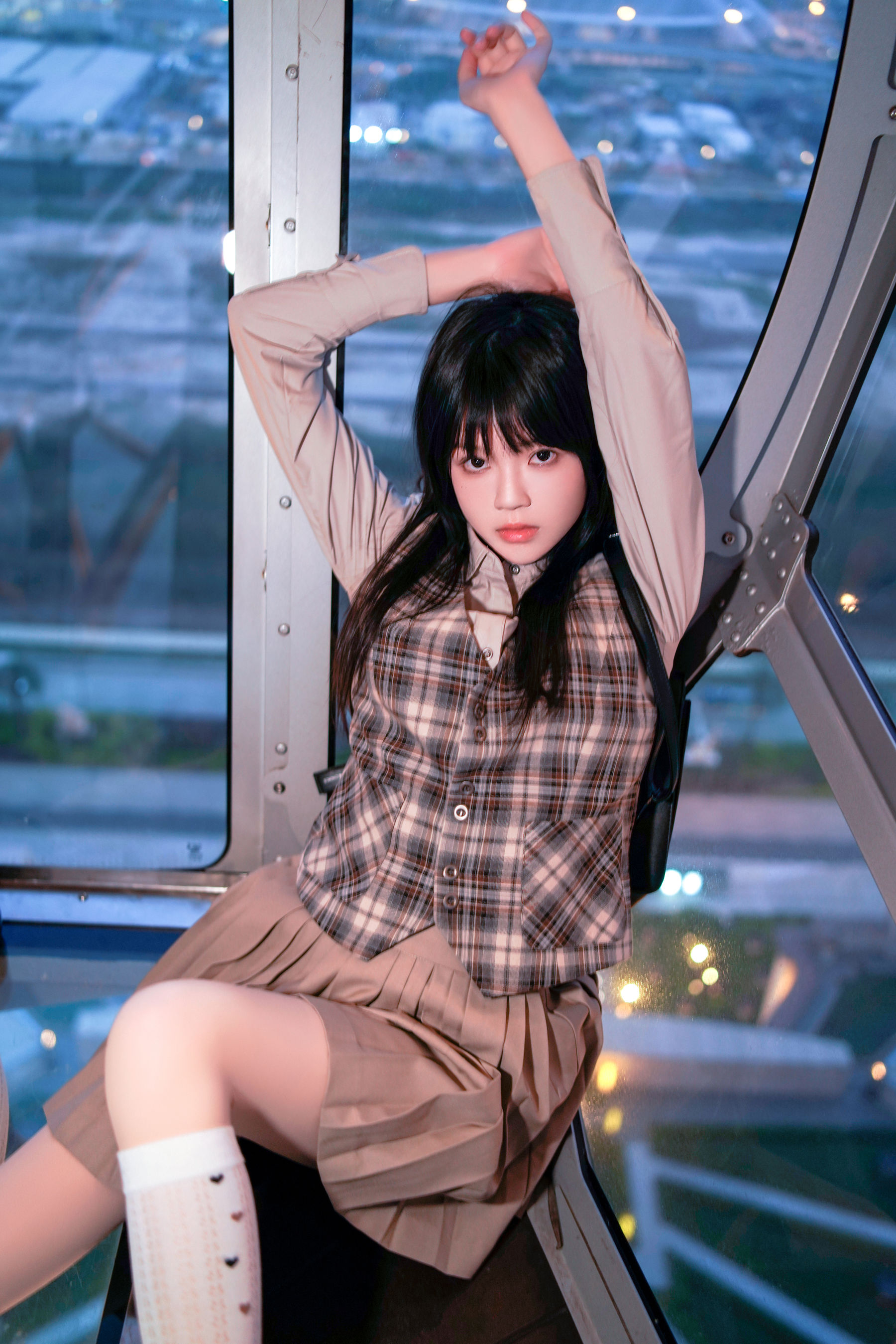 桜桃喵 - 制服摩天轮/(27P)