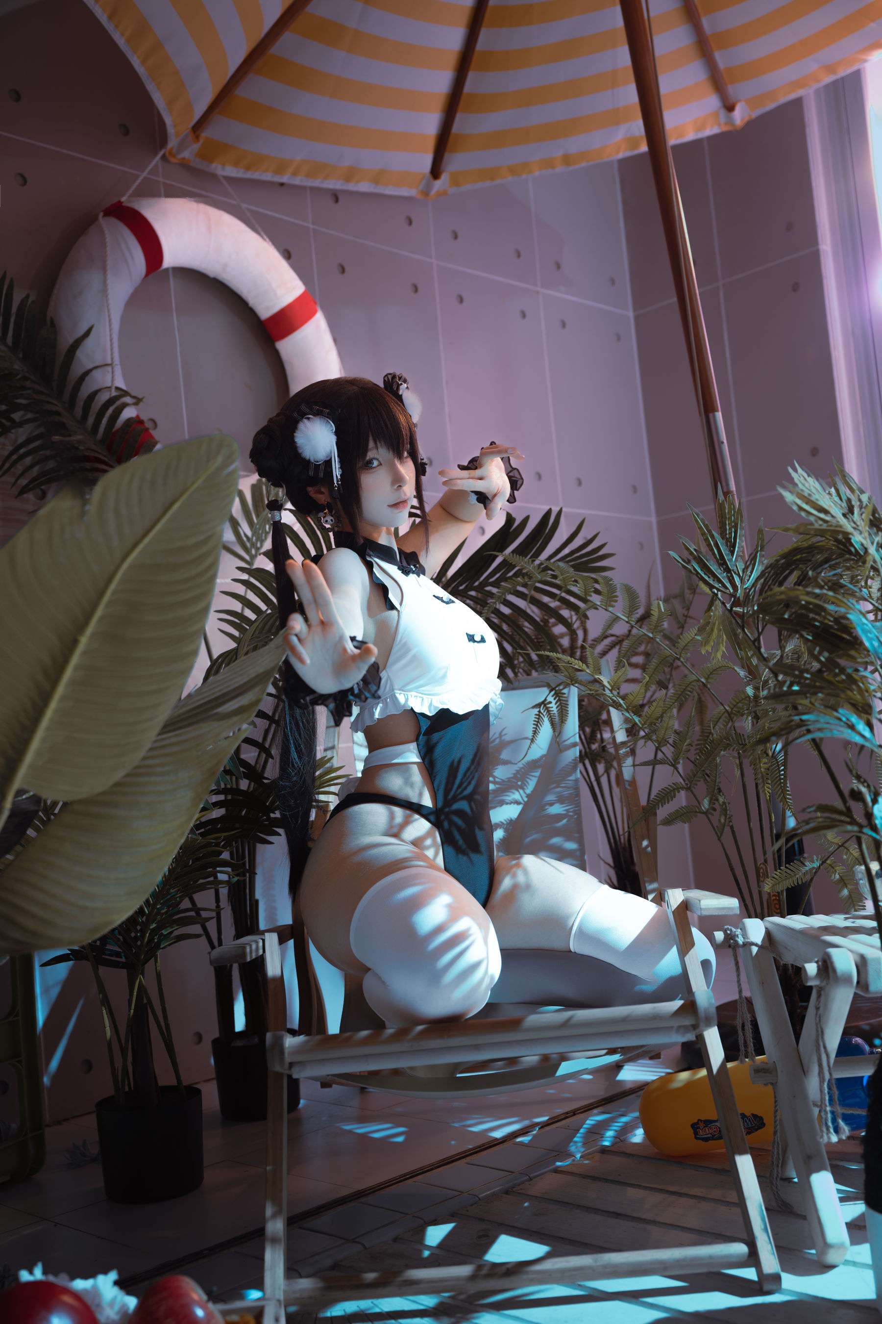 动漫博主蠢沫沫 - 熊猫娘/(105P)