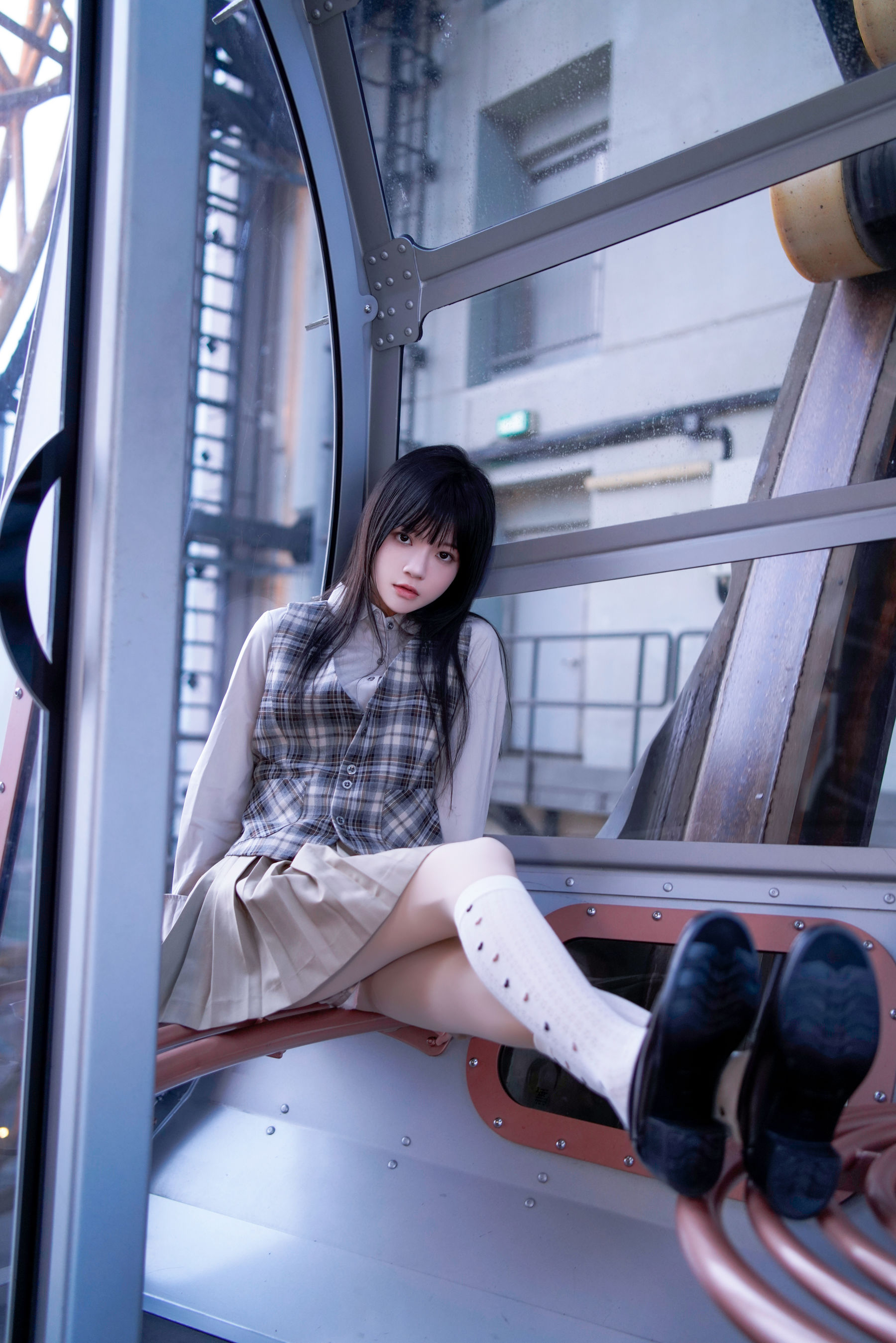 桜桃喵 - 制服摩天轮/(27P)