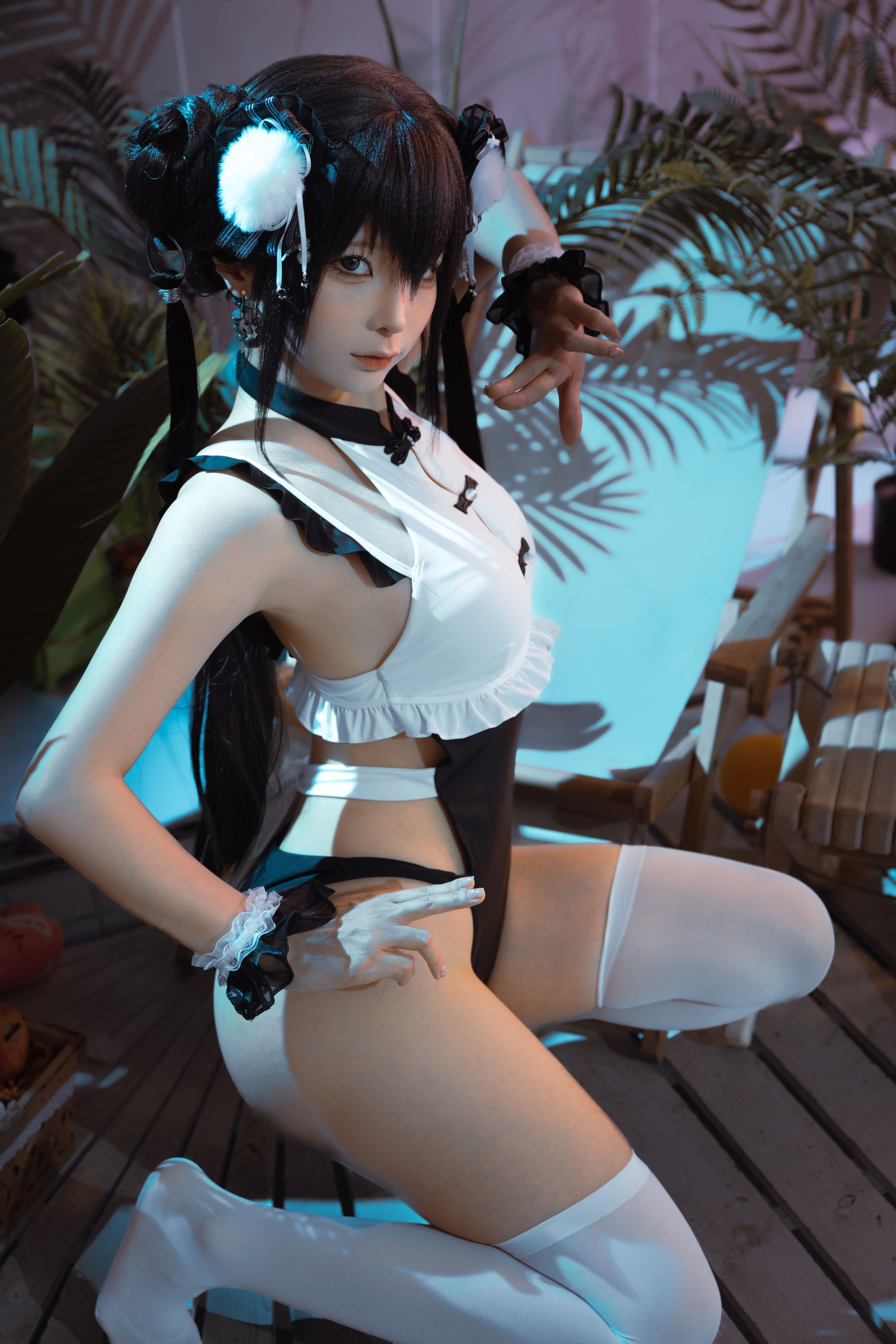 动漫博主蠢沫沫 - 熊猫娘/(105P)