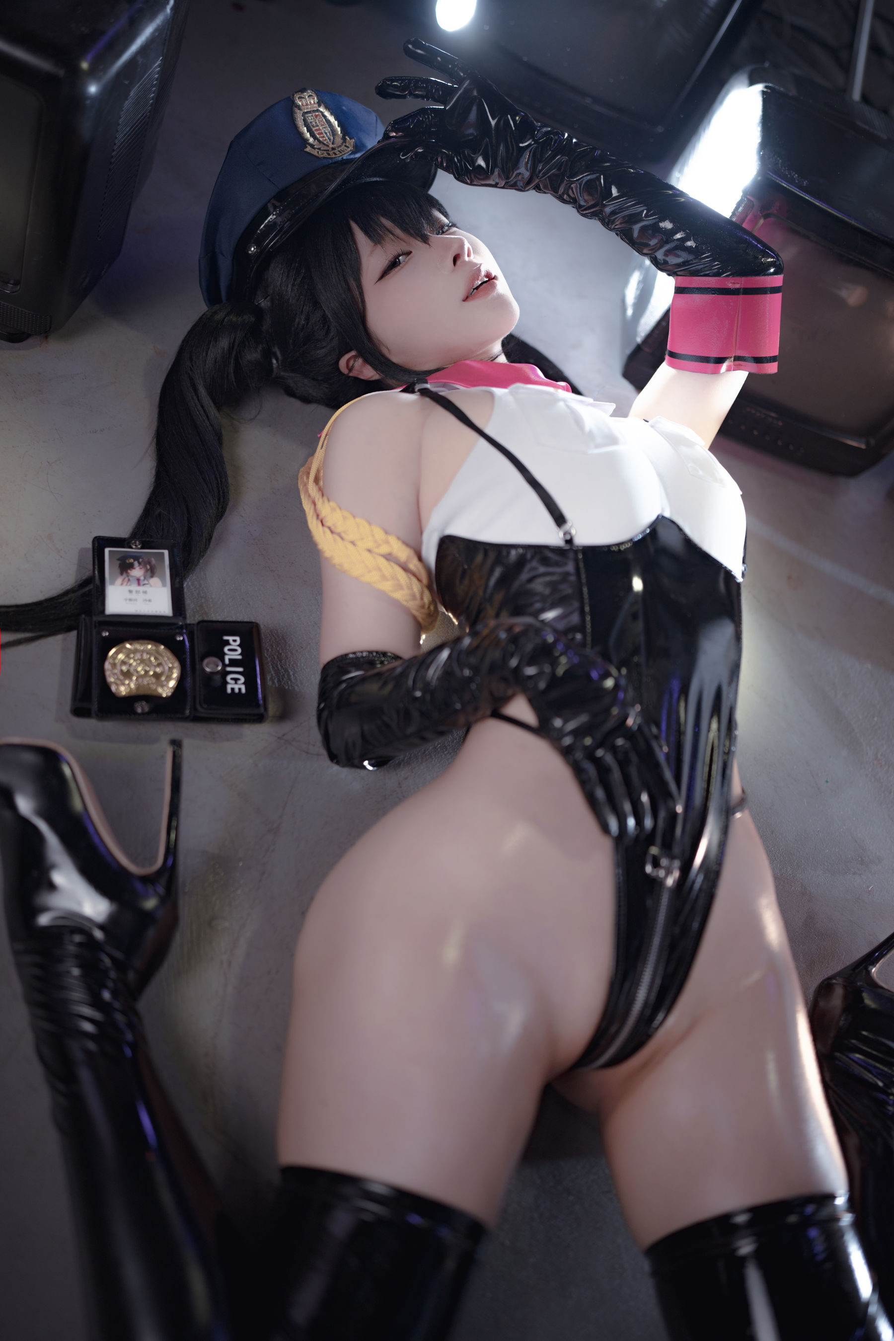 动漫博主蠢沫沫 - 沙希女警/(118P)
