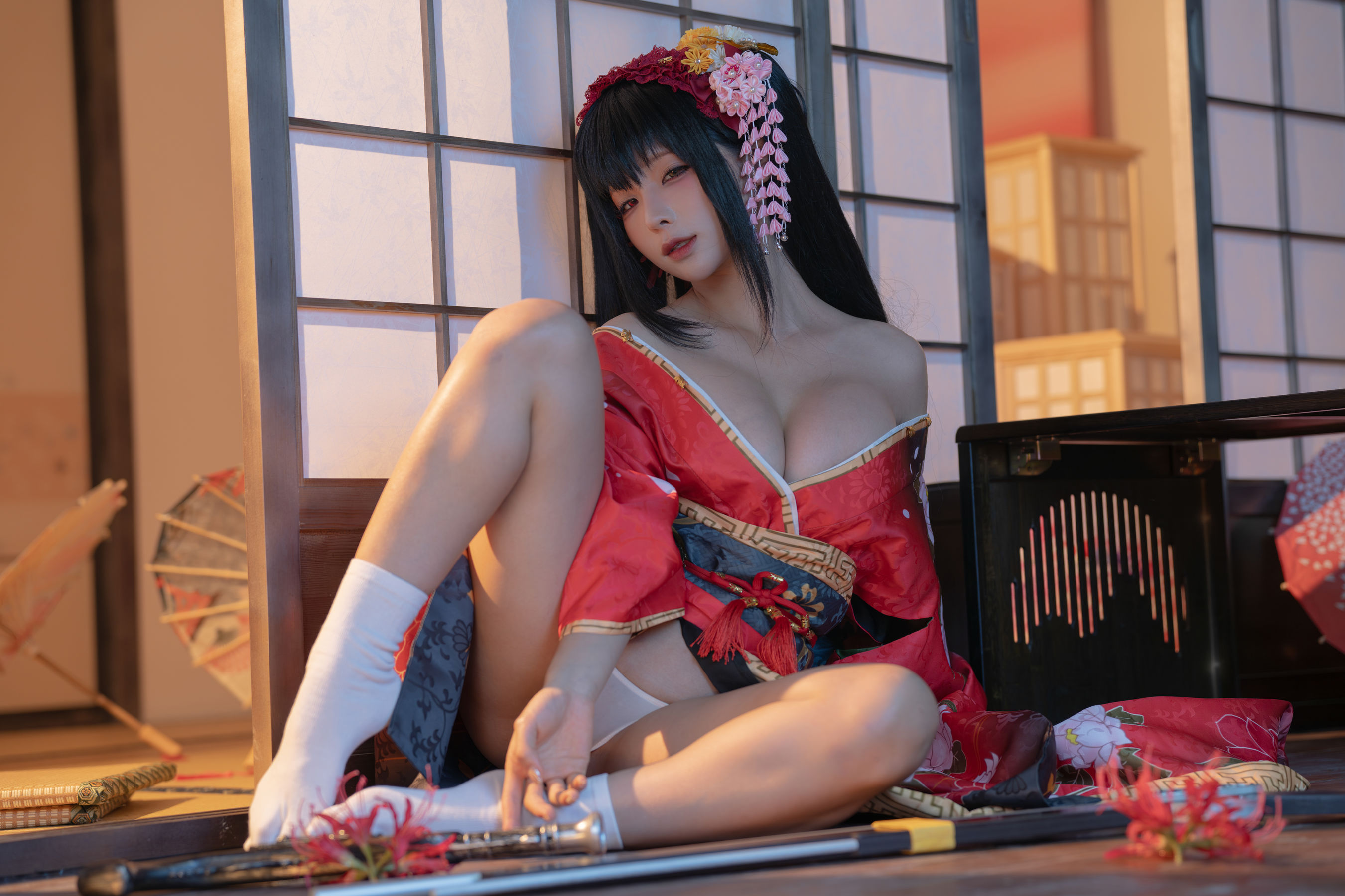 动漫博主蠢沫沫 - 狂三和服/(147P)
