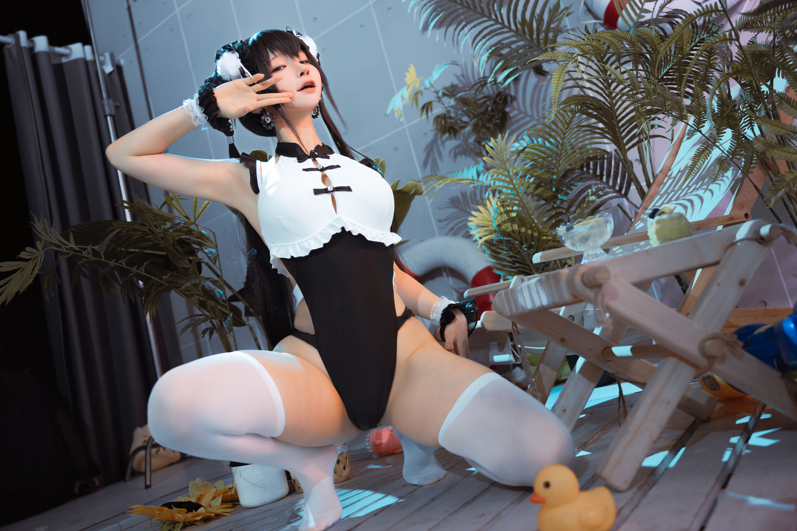 动漫博主蠢沫沫 - 熊猫娘/(105P)