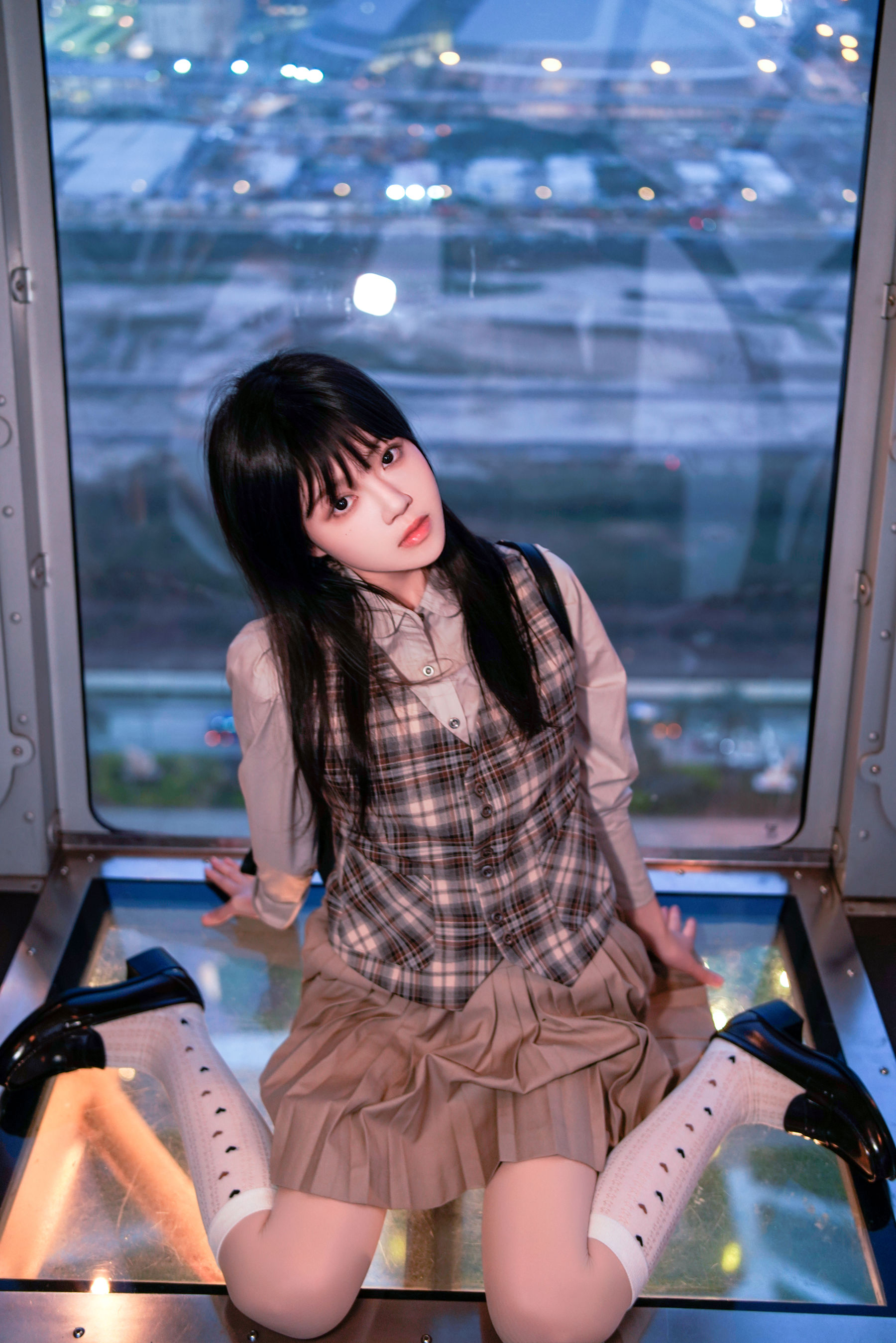 桜桃喵 - 制服摩天轮/(27P)