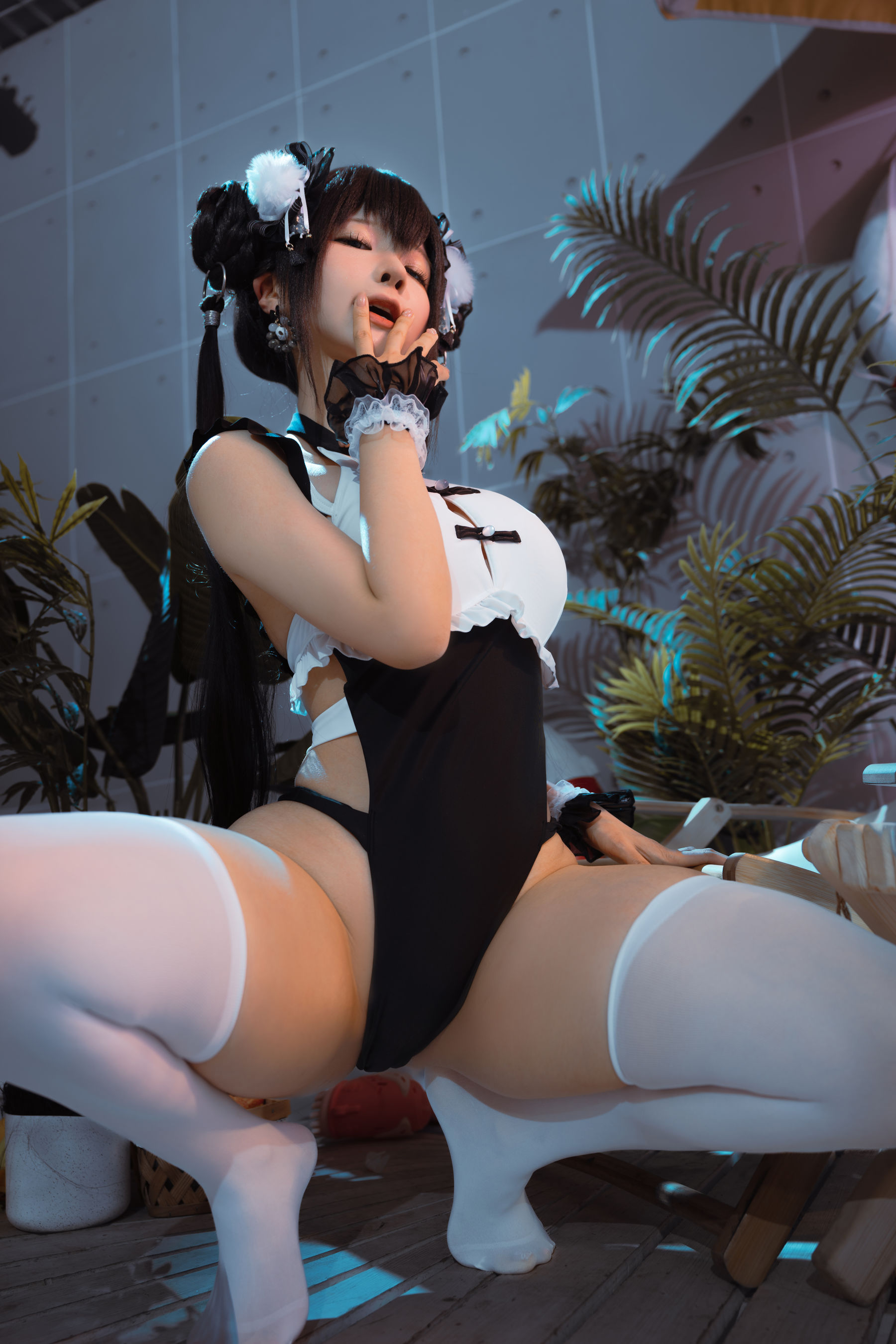 动漫博主蠢沫沫 - 熊猫娘/(105P)